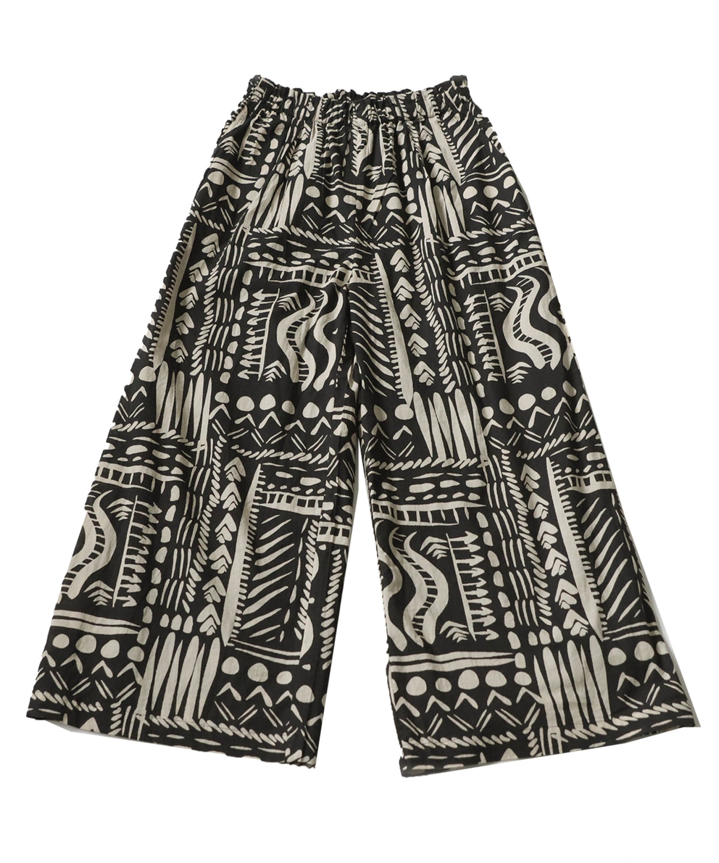 Indian Cotton Ethnic Pattern Wide Pants Ladies