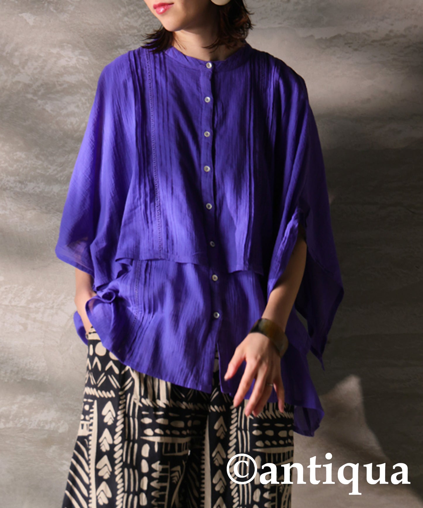 Indian Cotton Sheer Shirt Ladies