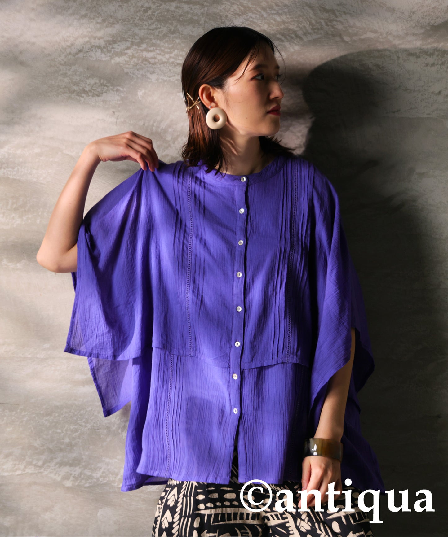 Indian Cotton Sheer Shirt Ladies