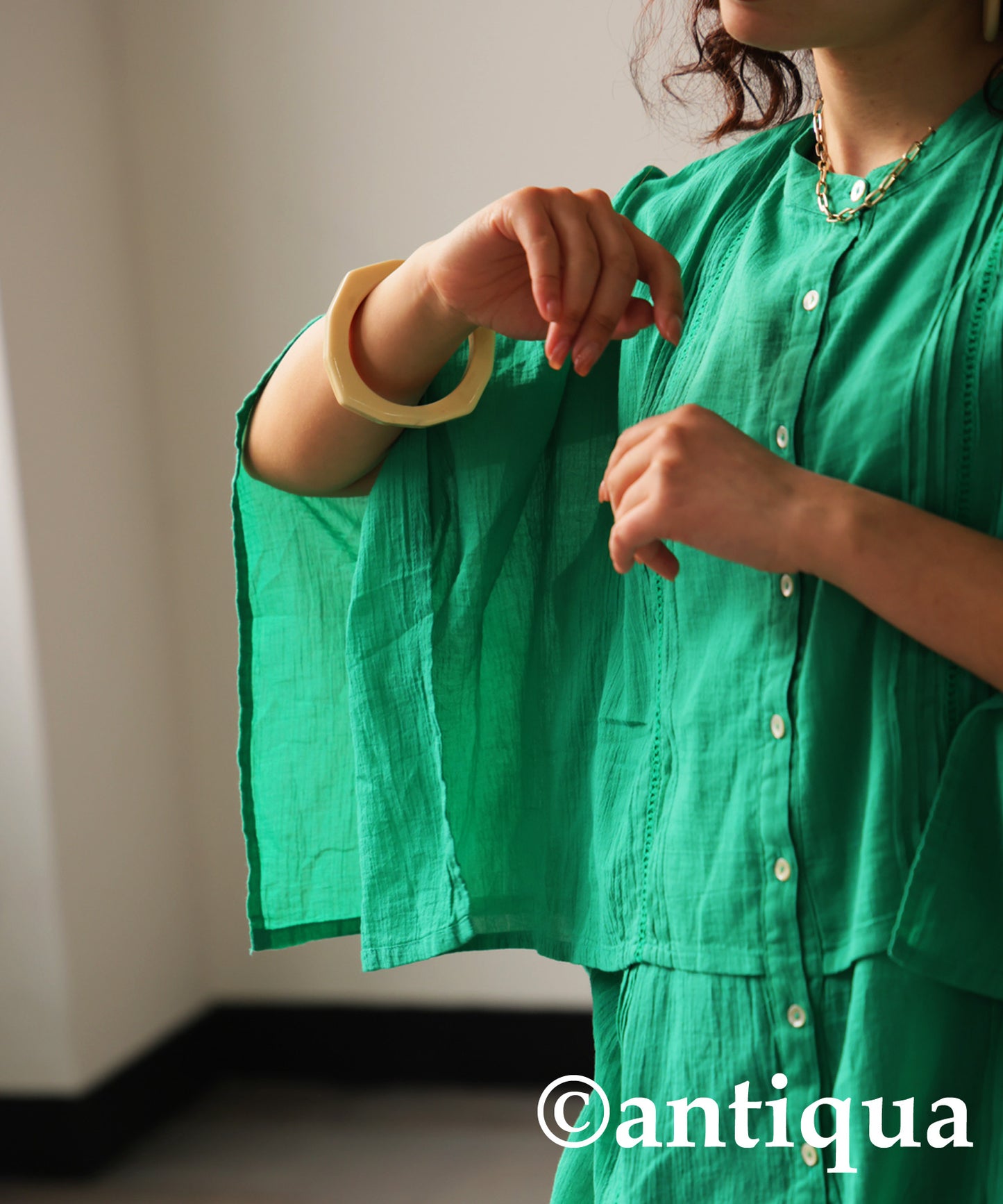 Indian Cotton Sheer Shirt Ladies