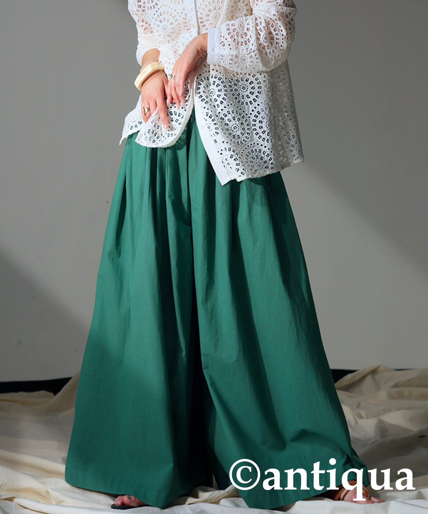 Indian Cotton Wide Pants Ladies