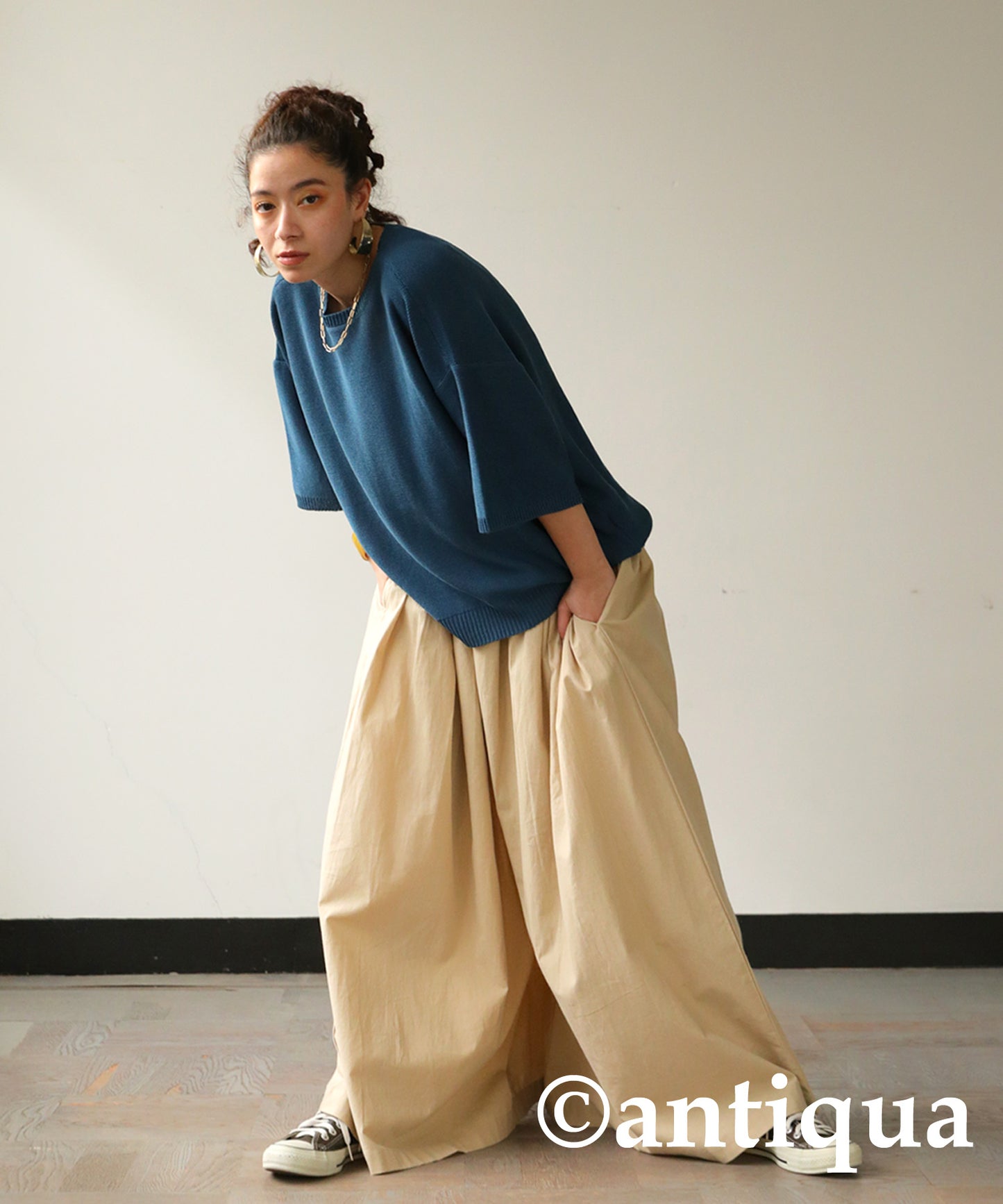 Indian Cotton Wide Pants Ladies