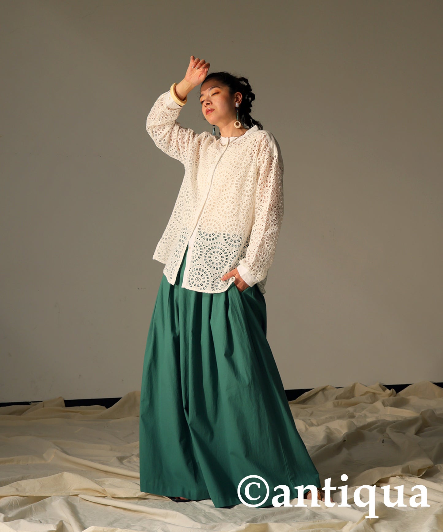 Indian Cotton Wide Pants Ladies