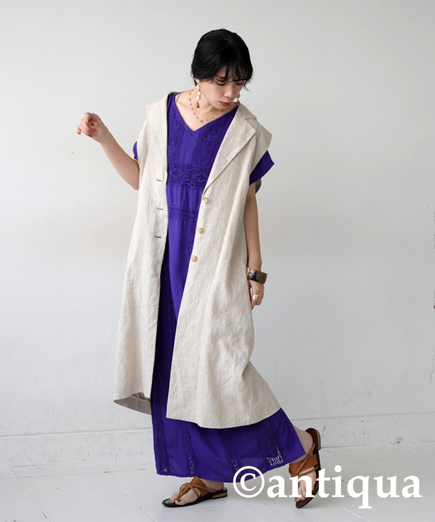 Ladies Indian Cotton Embroidery Dress
