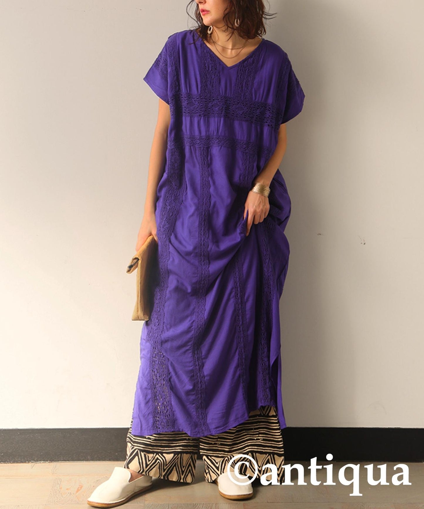 Ladies Indian Cotton Embroidery Dress