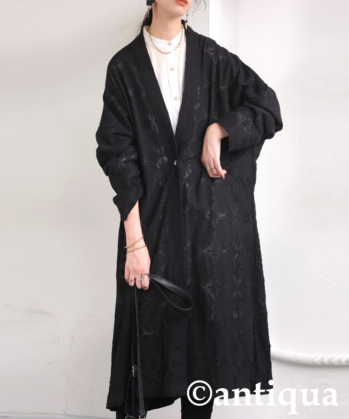 Ladies Lace Long Cardigan