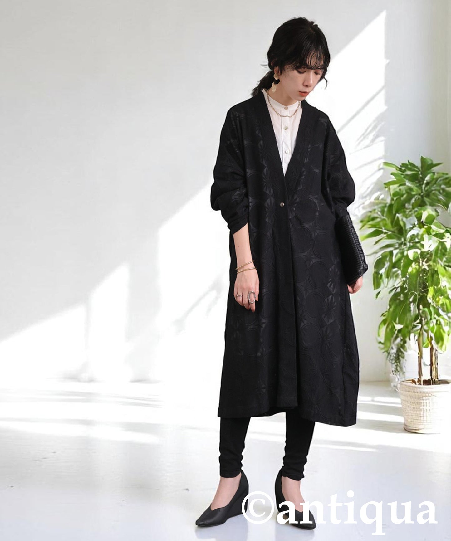 Ladies Lace Long Cardigan