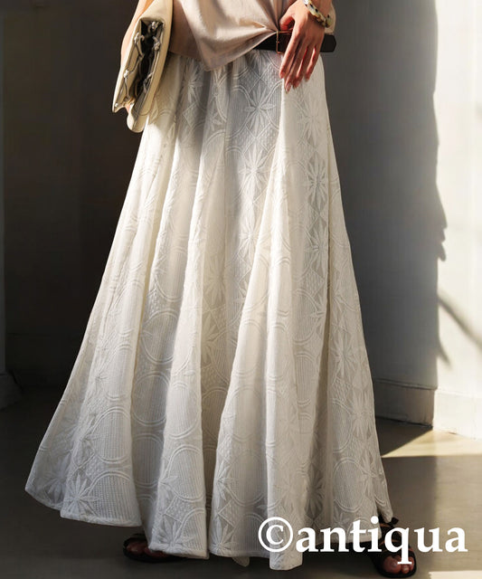 Ladies Lace Flare Skirt