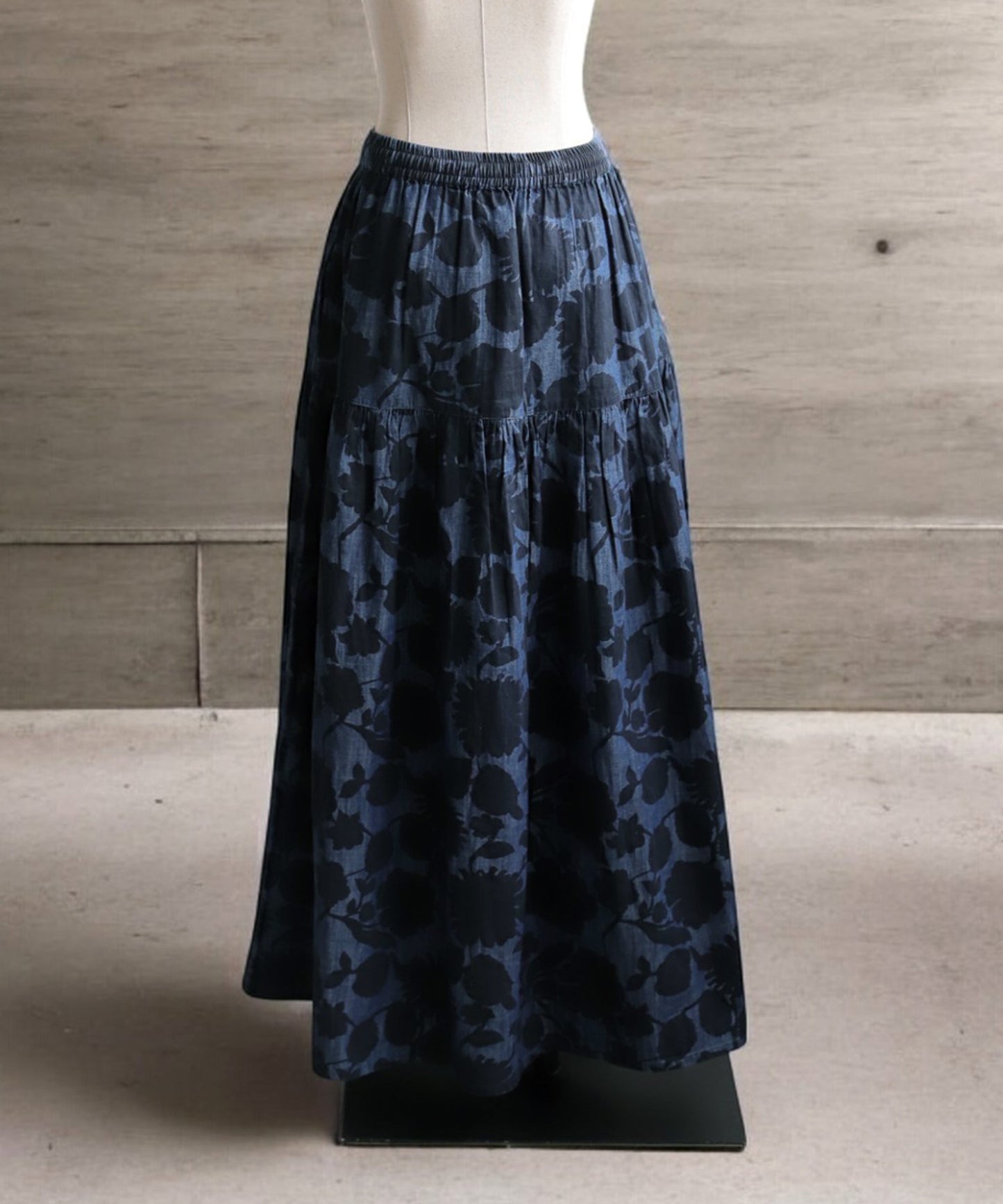 Botanical Pattern Skirt Ladies