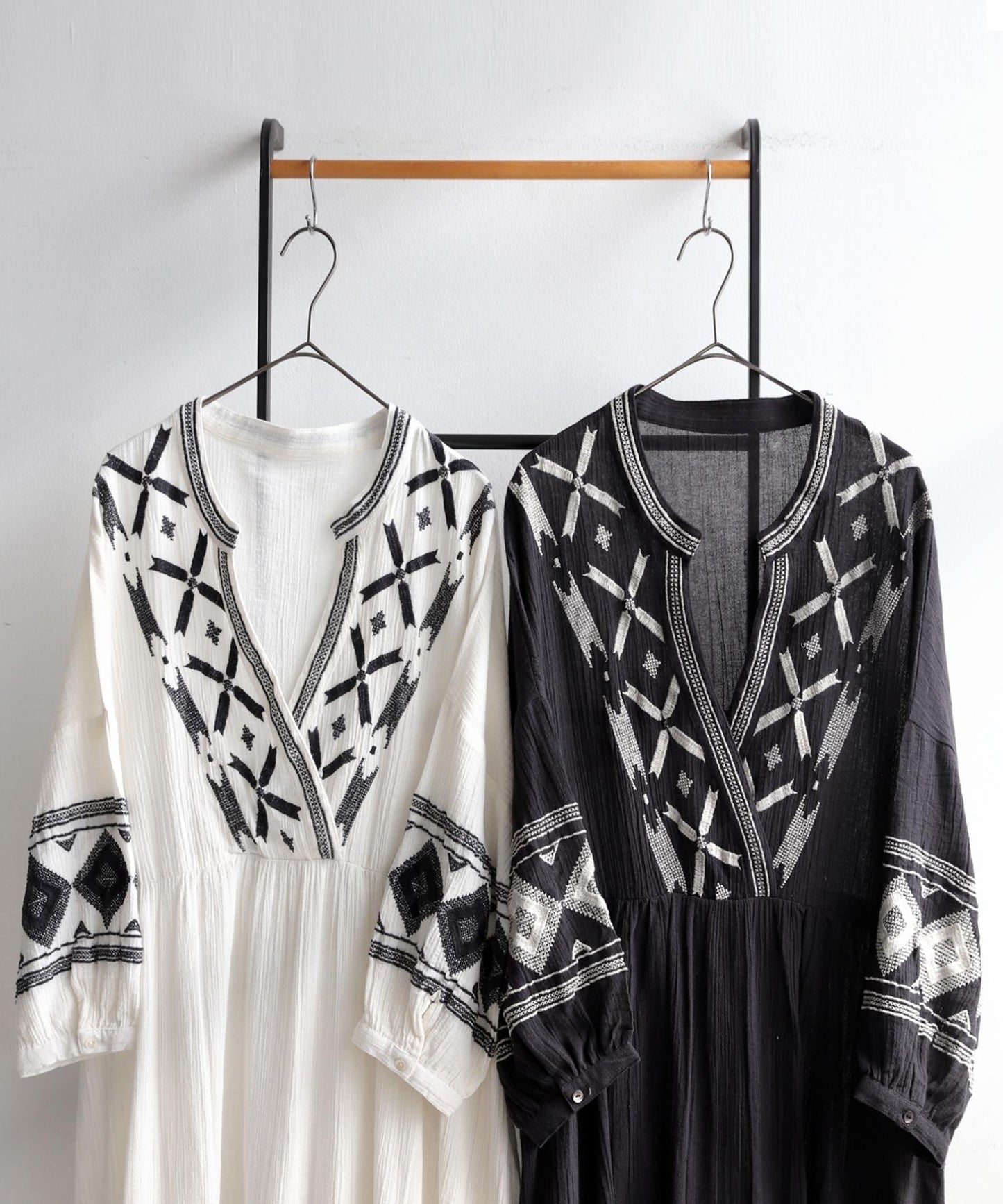 Ladies Indian Cotton Embroidery Dress