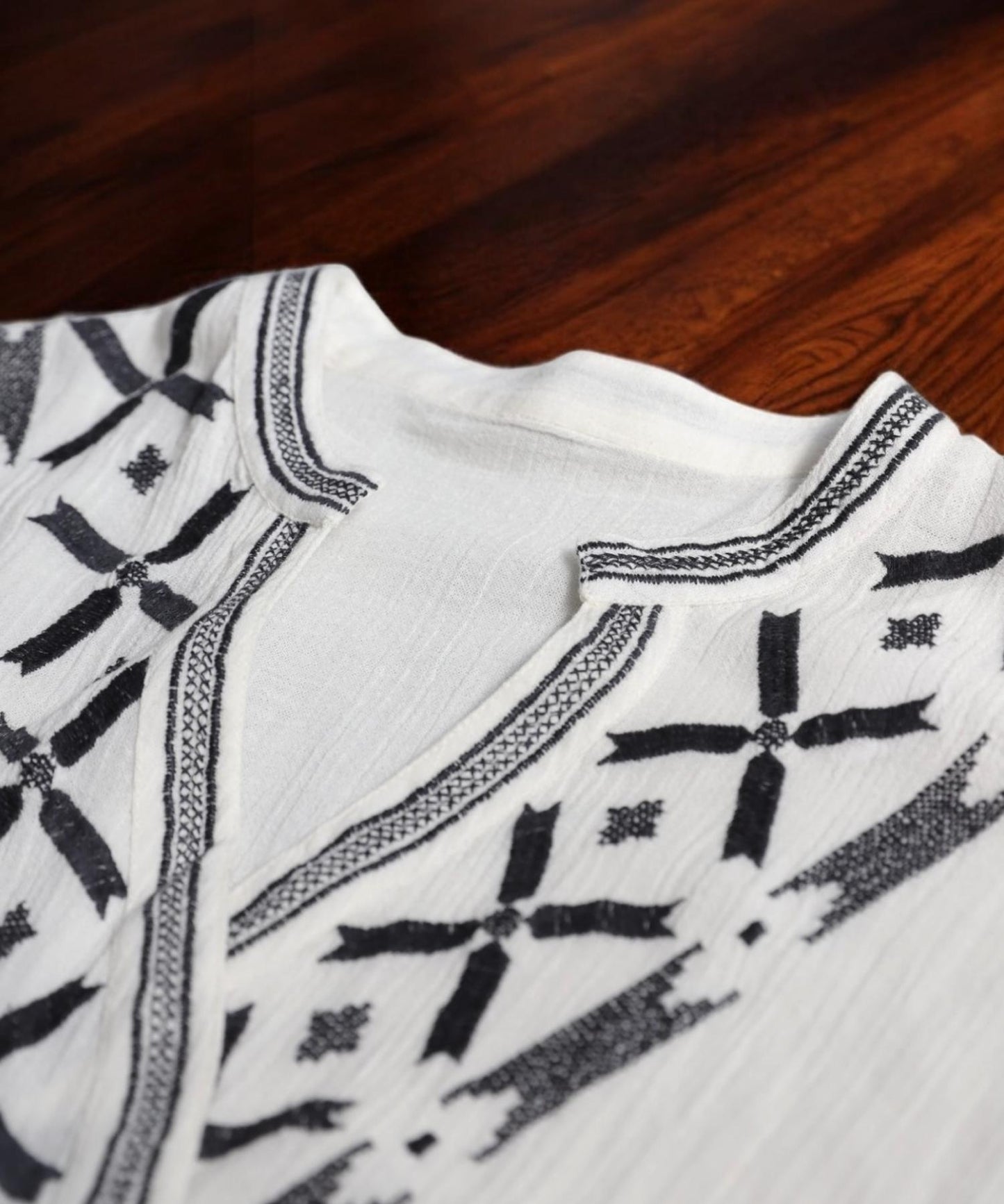 Ladies Indian Cotton Embroidery Dress