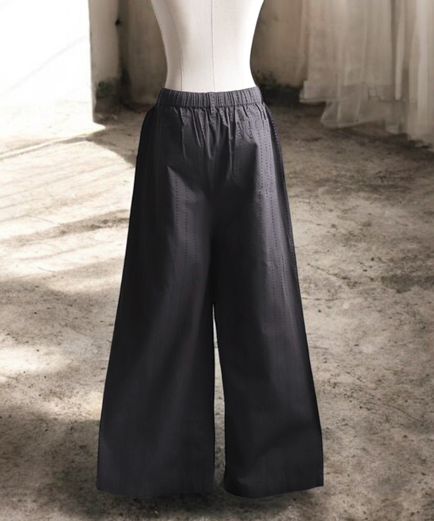 Cotton Wide Pants Ladies