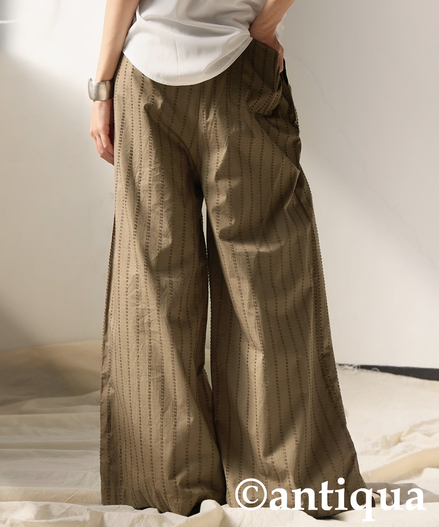 Cotton Wide Pants Ladies