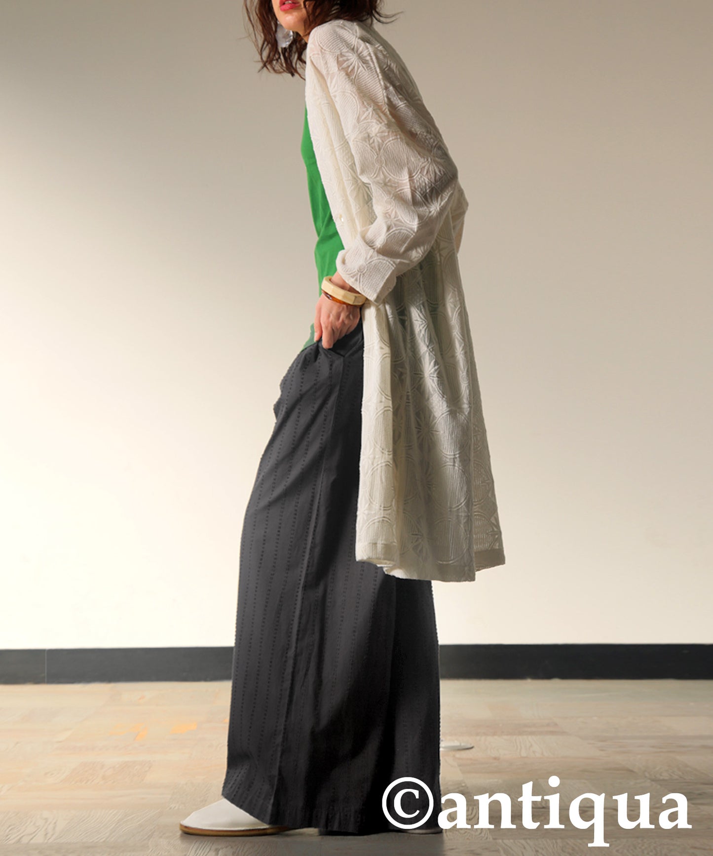 Cotton Wide Pants Ladies