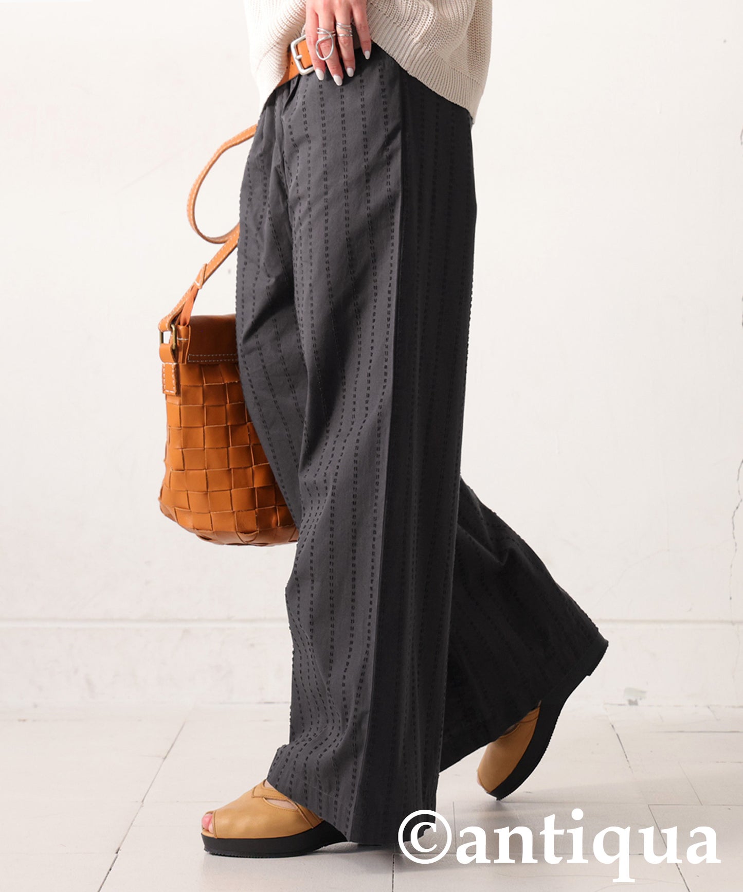 Cotton Wide Pants Ladies