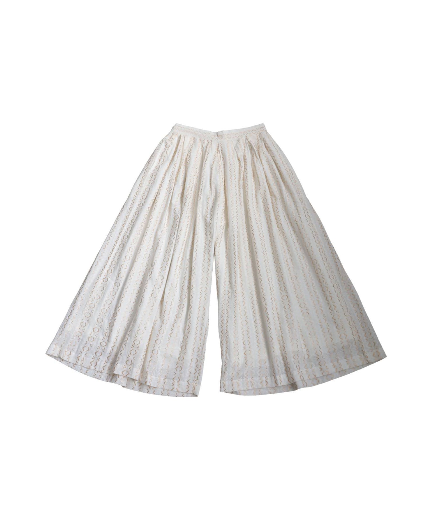 Ladies Embroidered Flare Pants