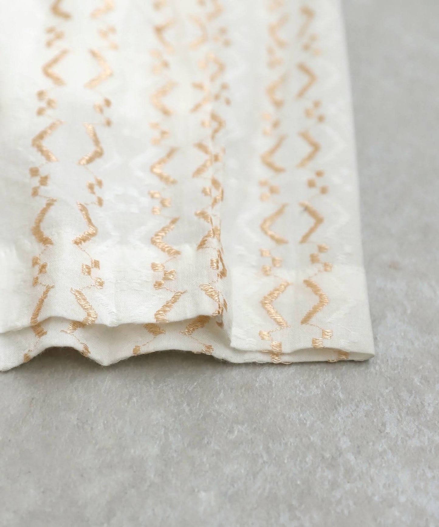 Ladies Embroidered Flare Pants