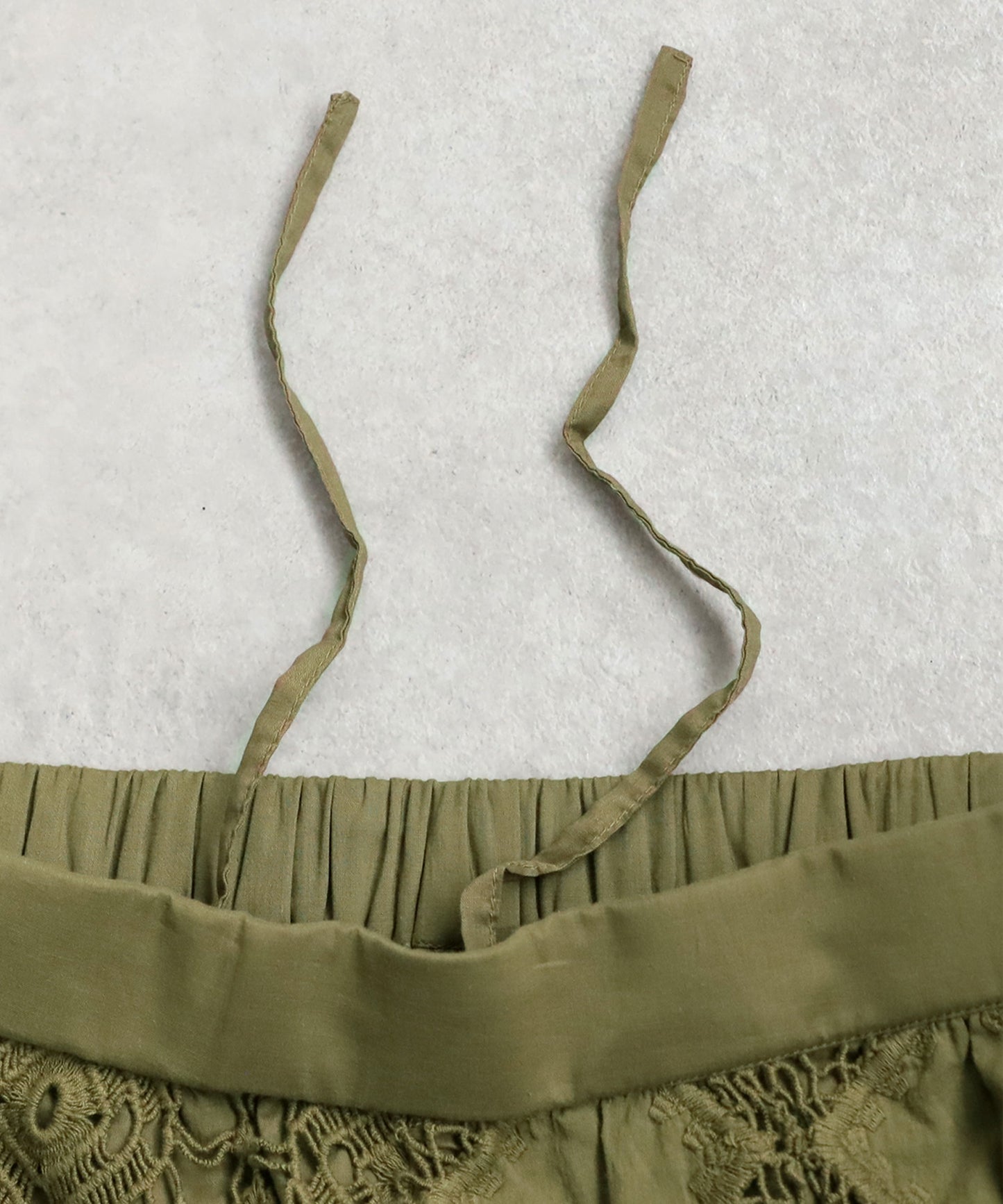 Ladies Lace Tucked Pants