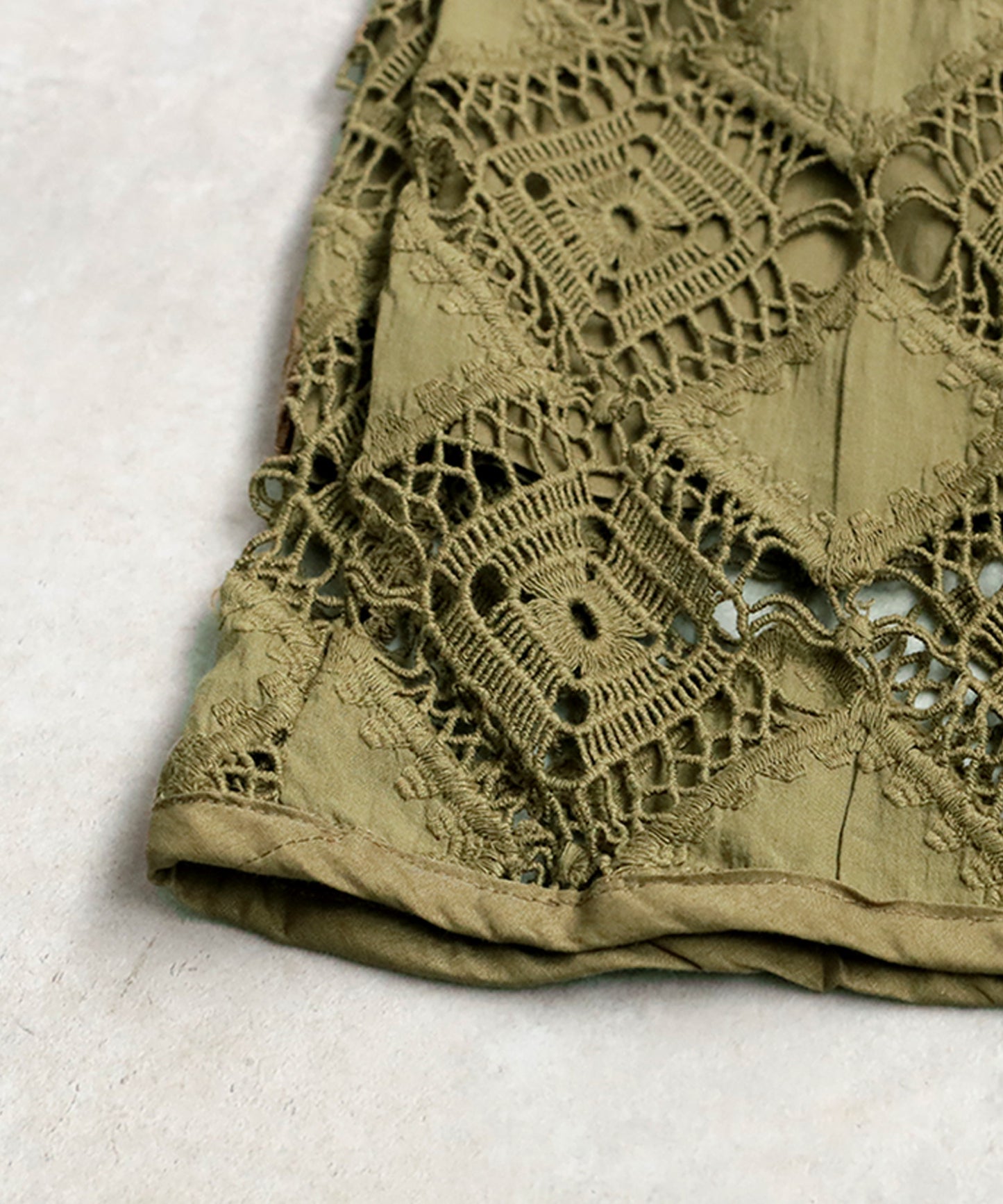 Ladies Lace Tucked Pants