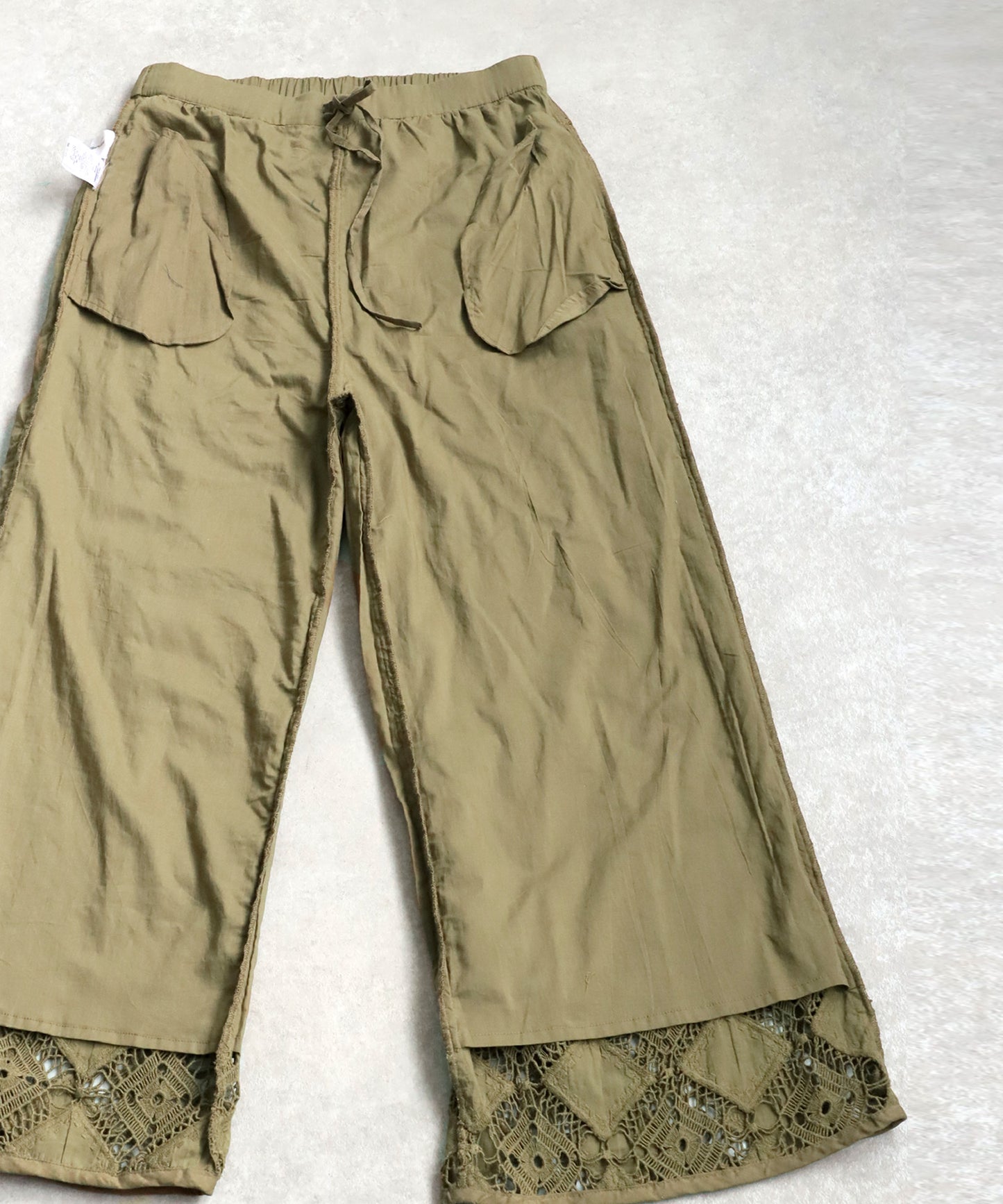 Ladies Lace Tucked Pants