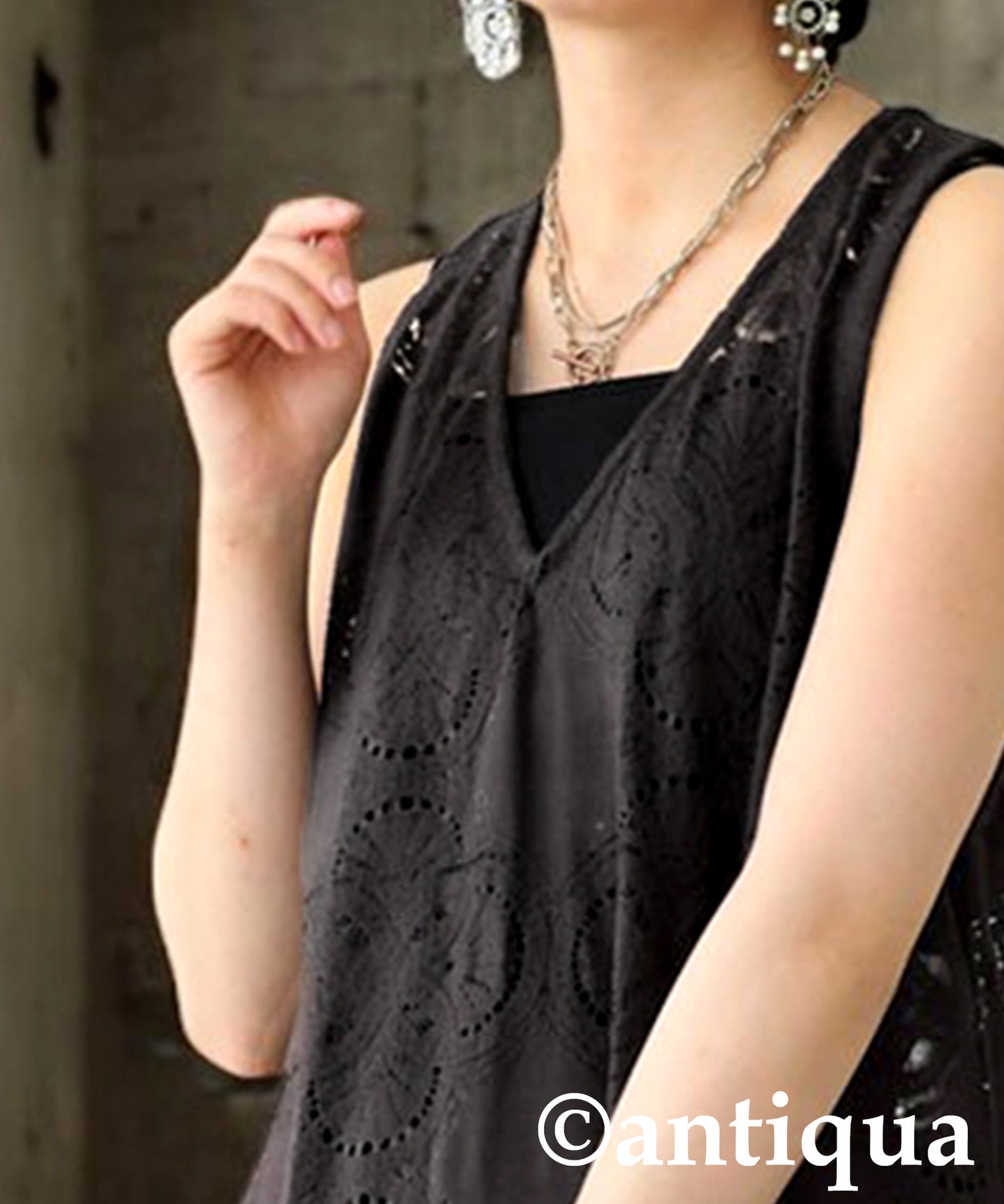 Ladies Indian Cotton Lace Dress