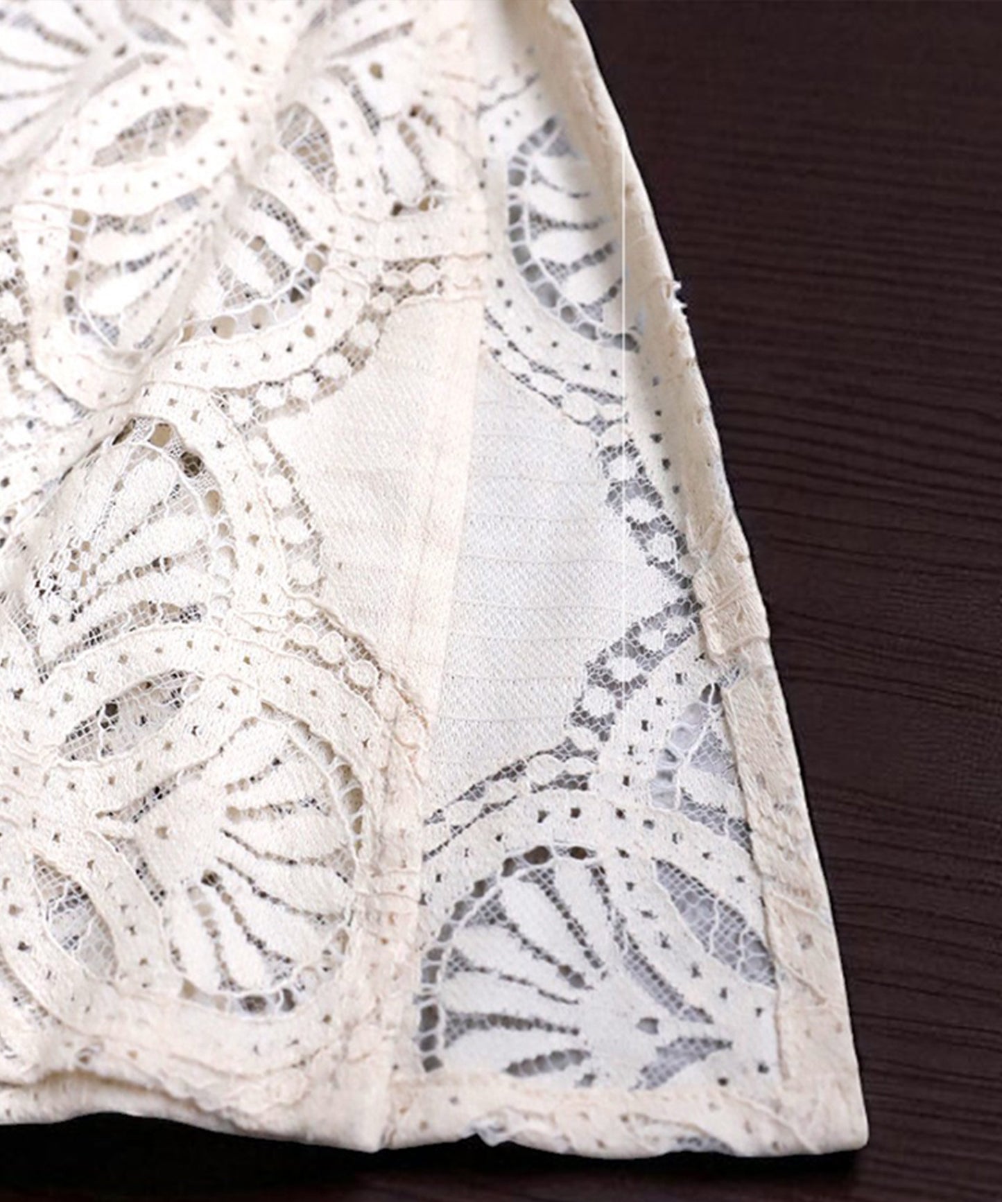 Ladies Indian Cotton Lace Dress