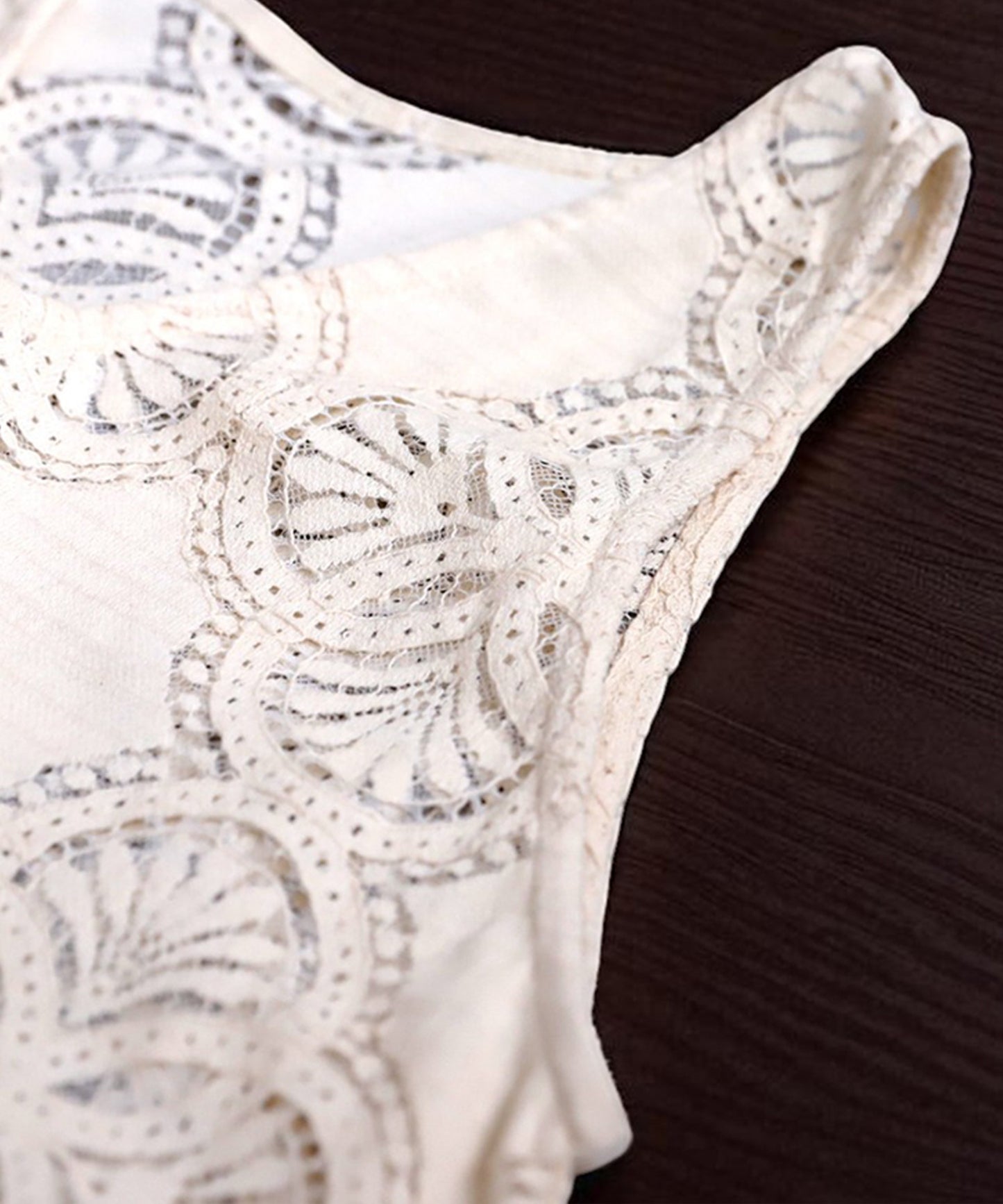 Ladies Indian Cotton Lace Dress