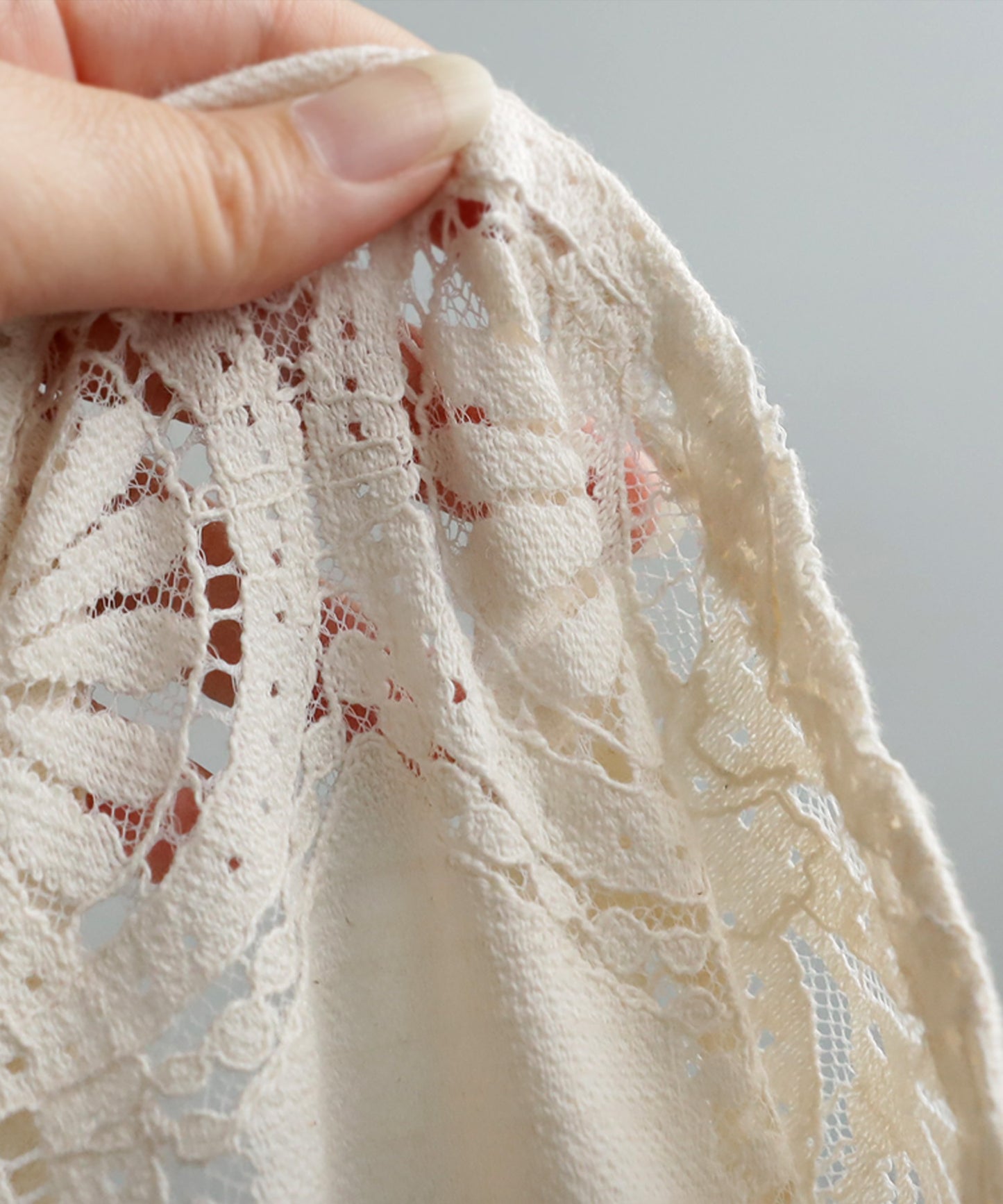 Ladies Indian Cotton Lace Dress