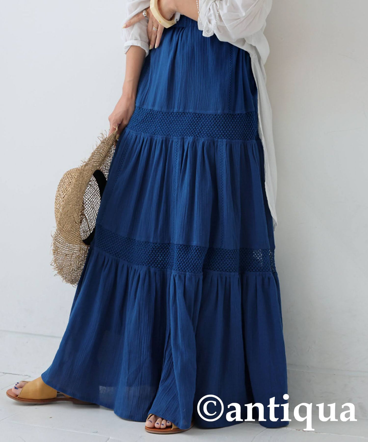 Ladies Lace Tiered Skirt