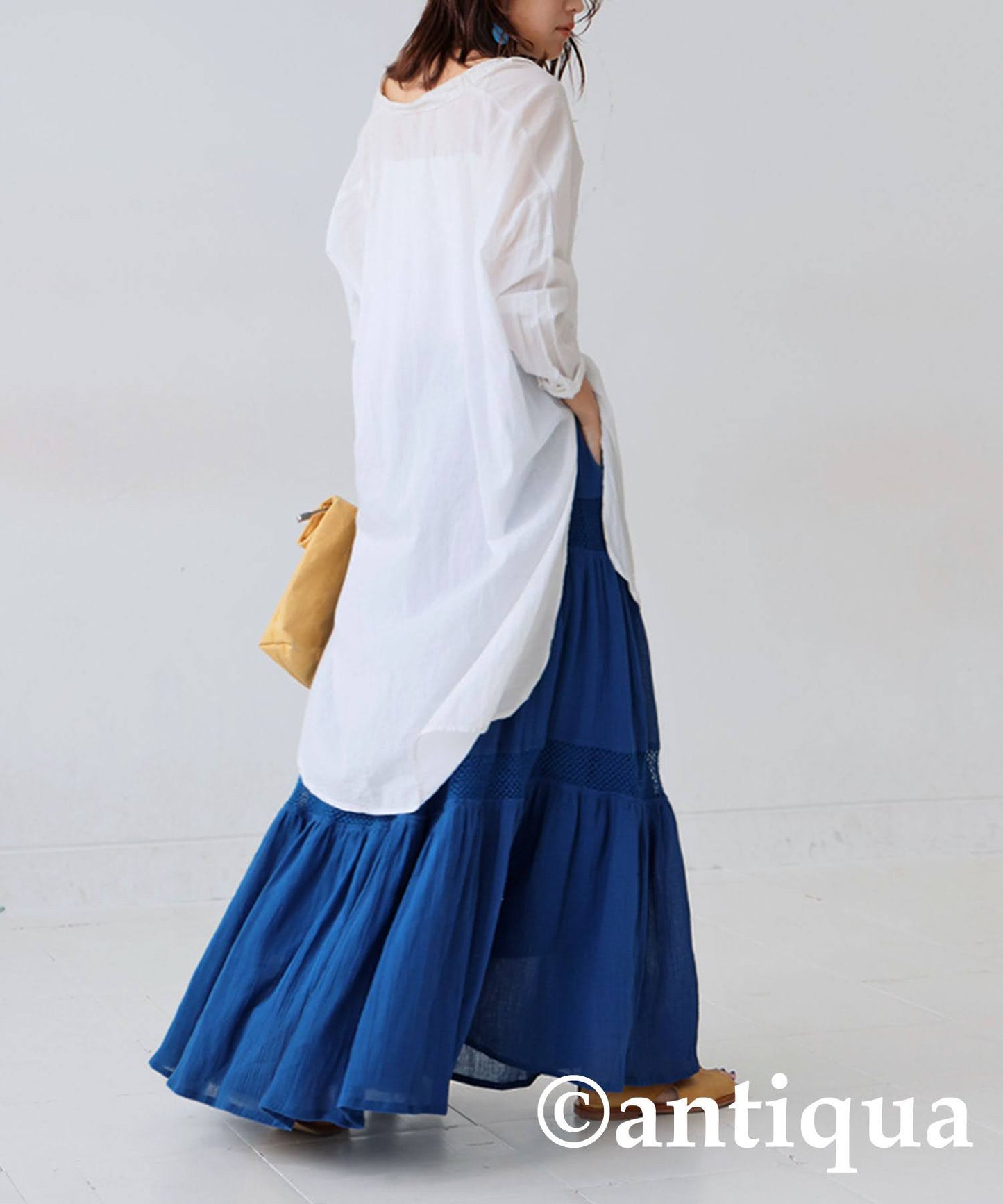 Ladies Lace Tiered Skirt