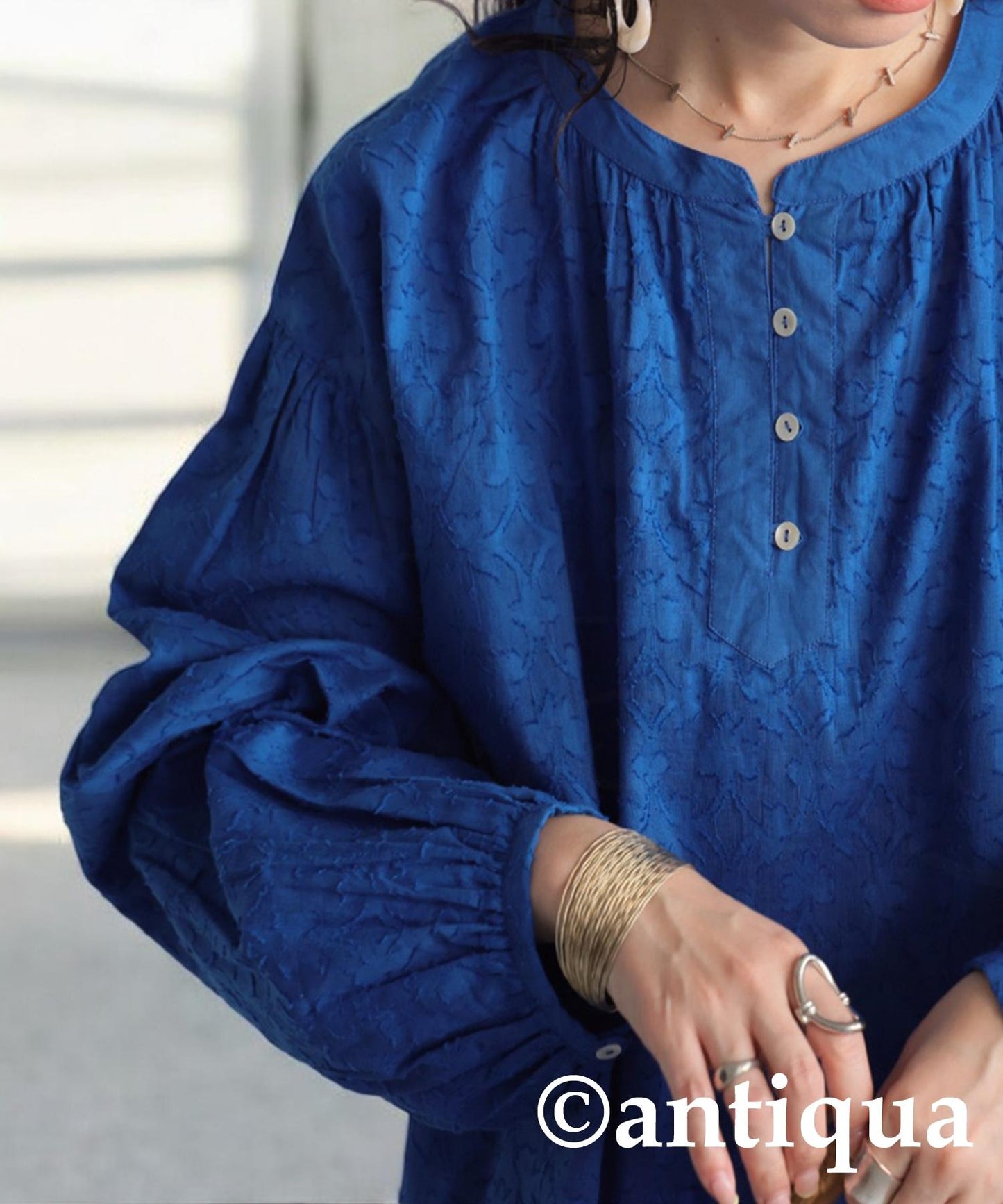 Ladies Indian Cotton Dobby Blouse