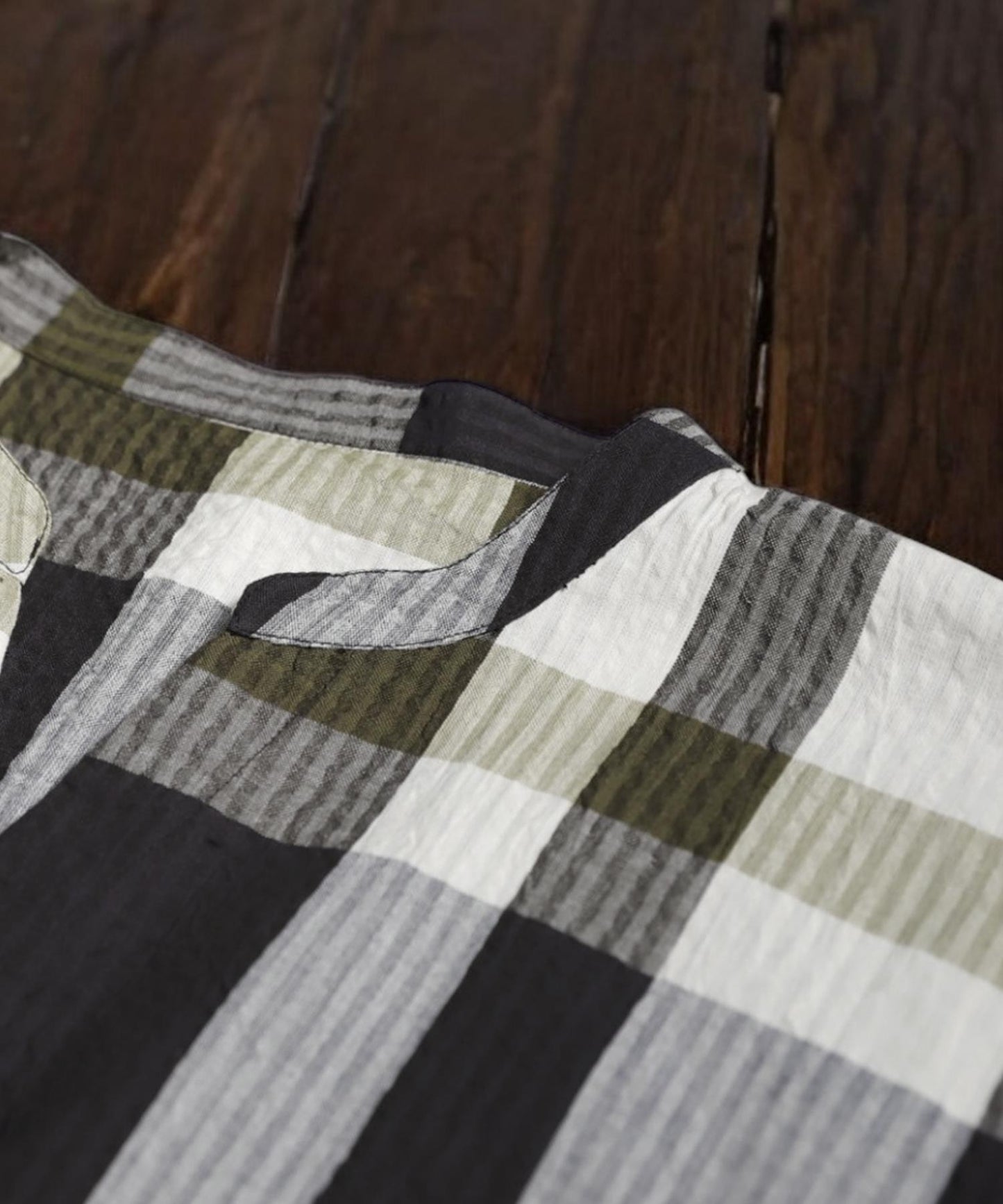 Ladies Indian Cotton Check Dress