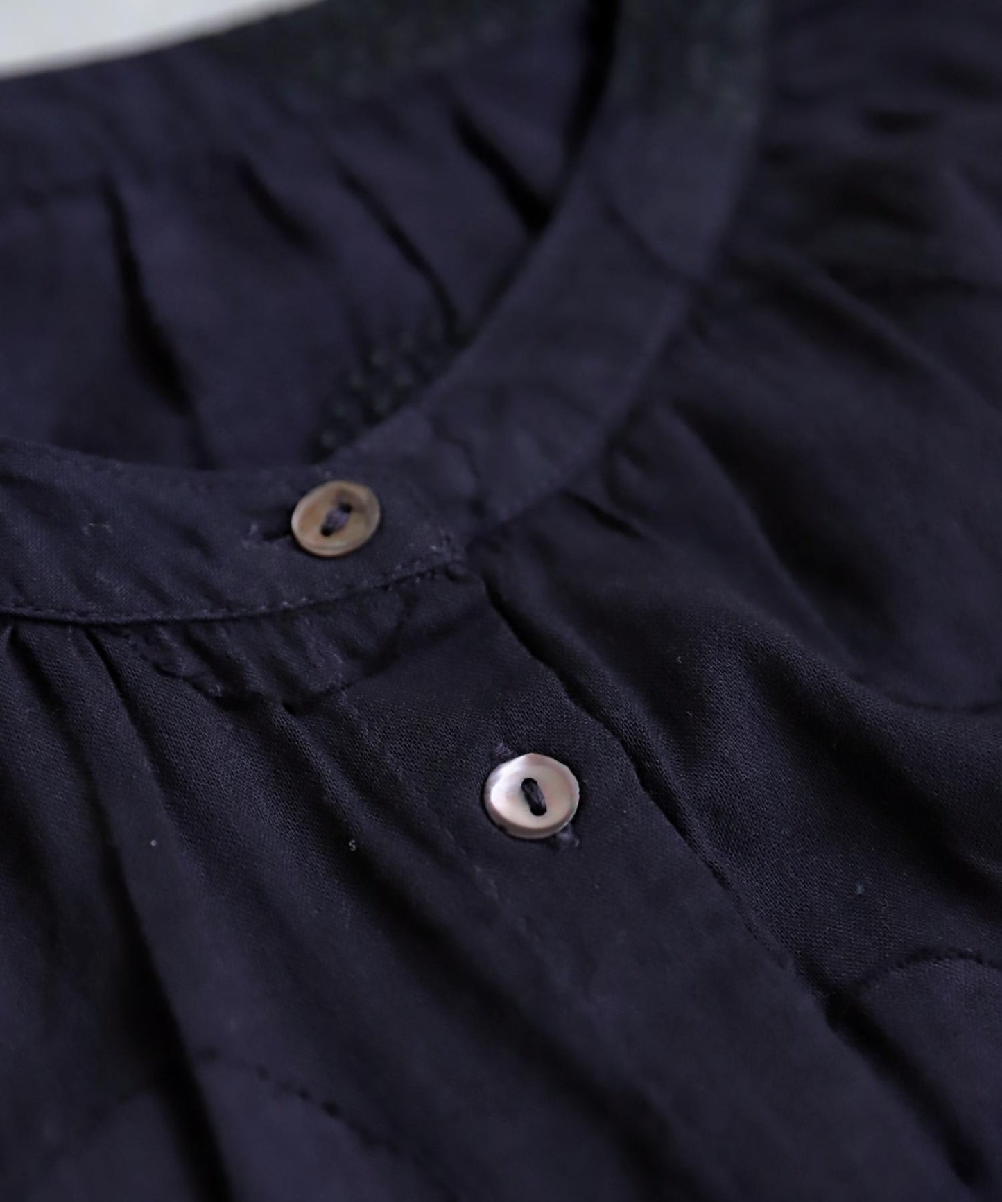 Ladies Indian Cotton Dots Embroidery Shirt