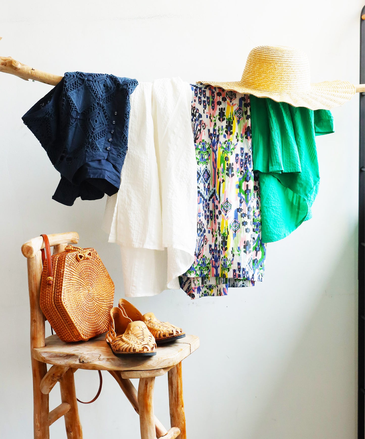 Ladies Sheer Smocking Blouse