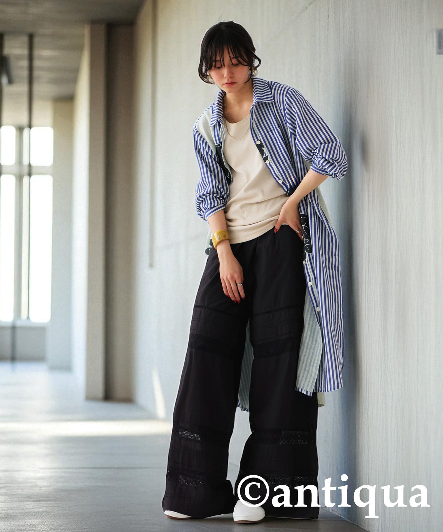 Ladies Indian Cotton Lace Pants