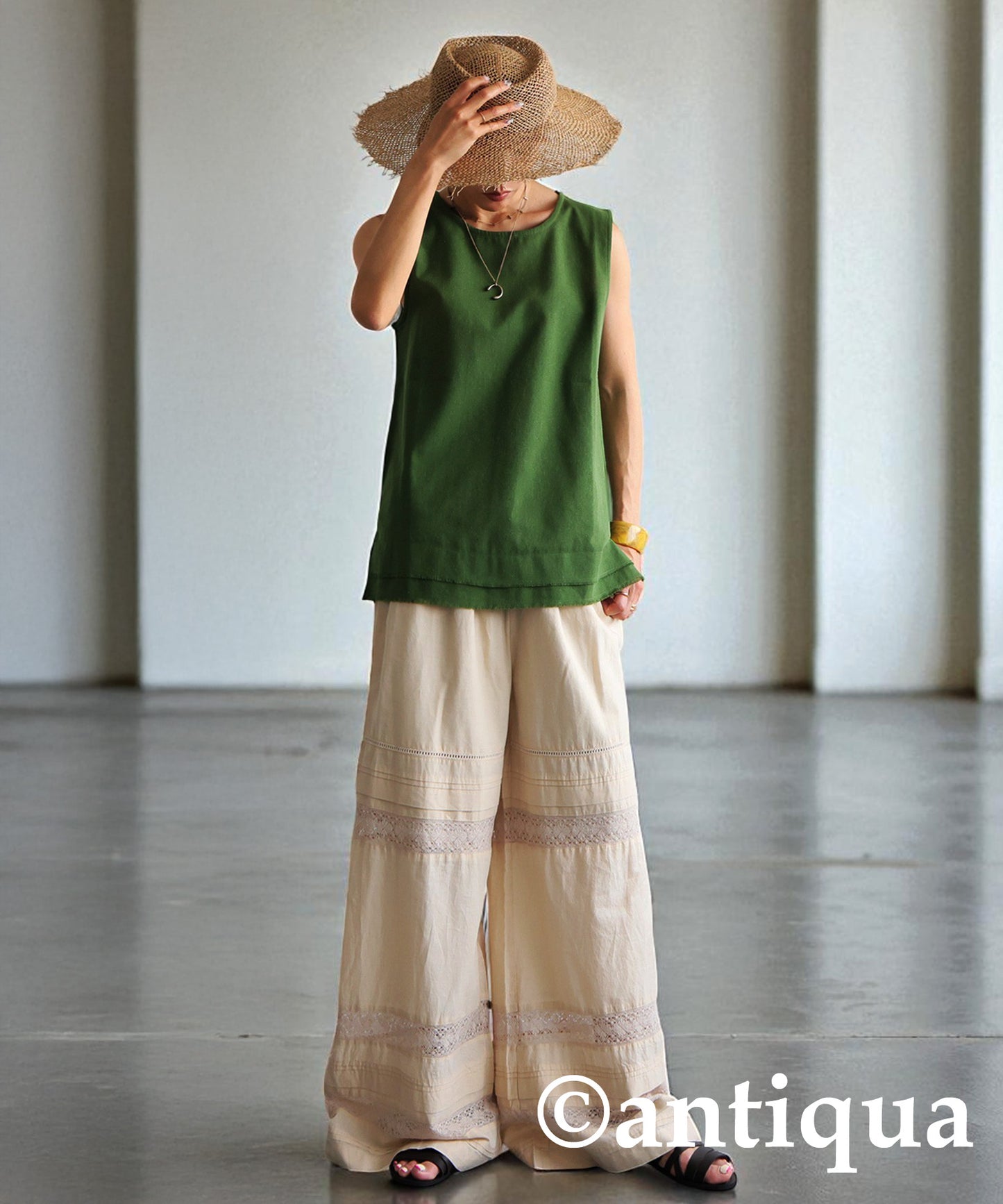 Ladies Indian Cotton Lace Pants