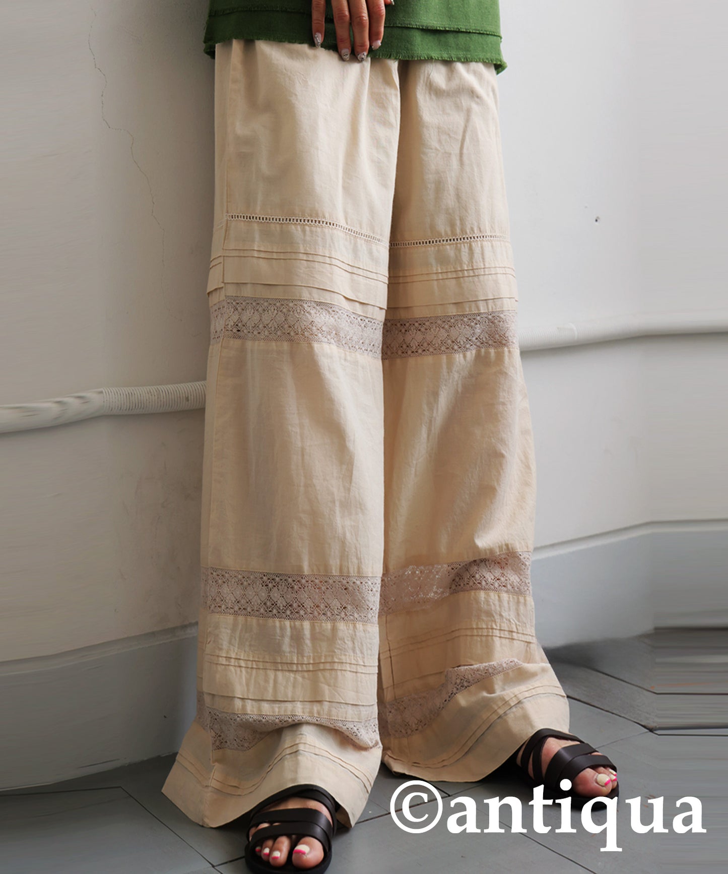 Ladies Indian Cotton Lace Pants