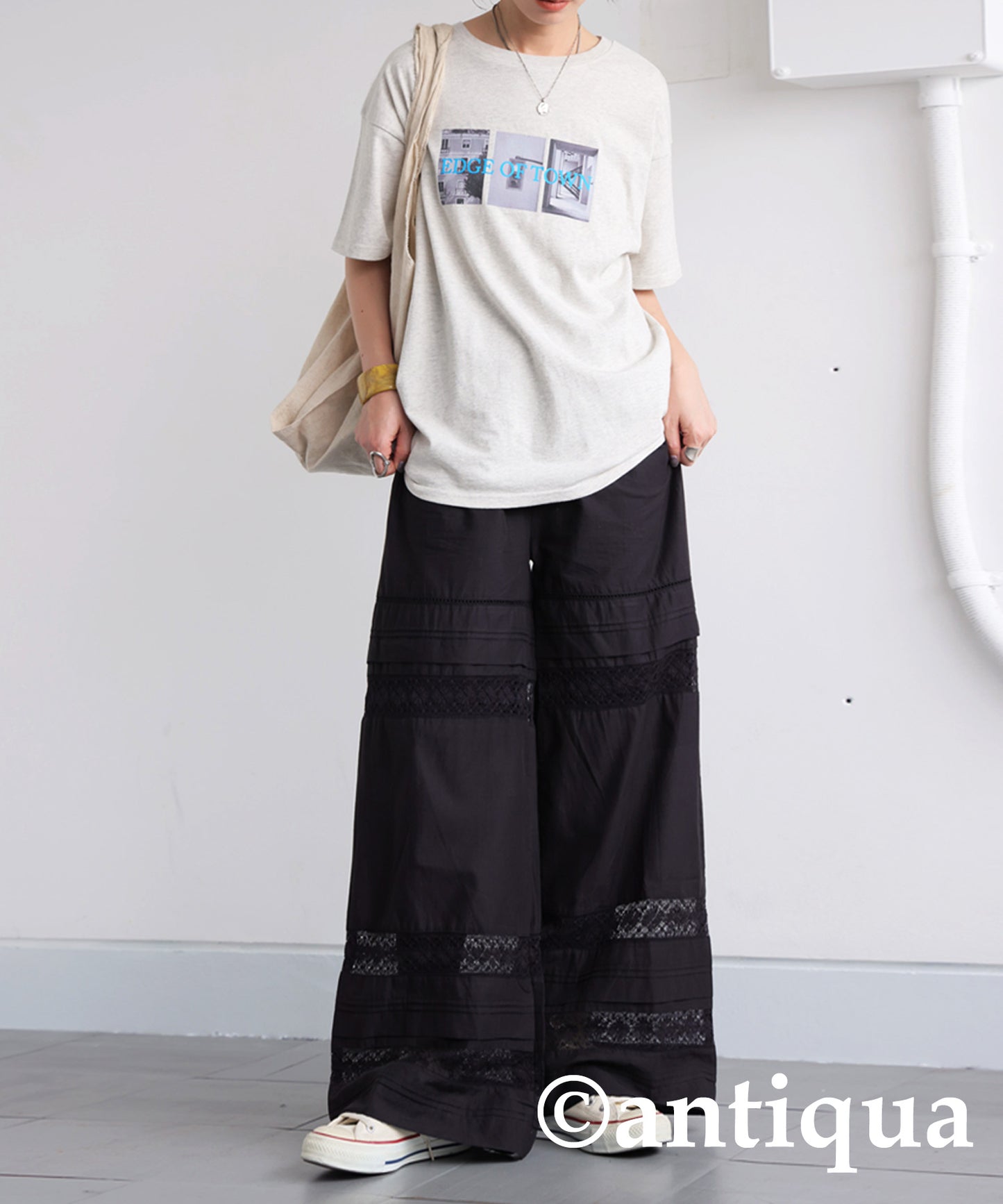 Ladies Indian Cotton Lace Pants