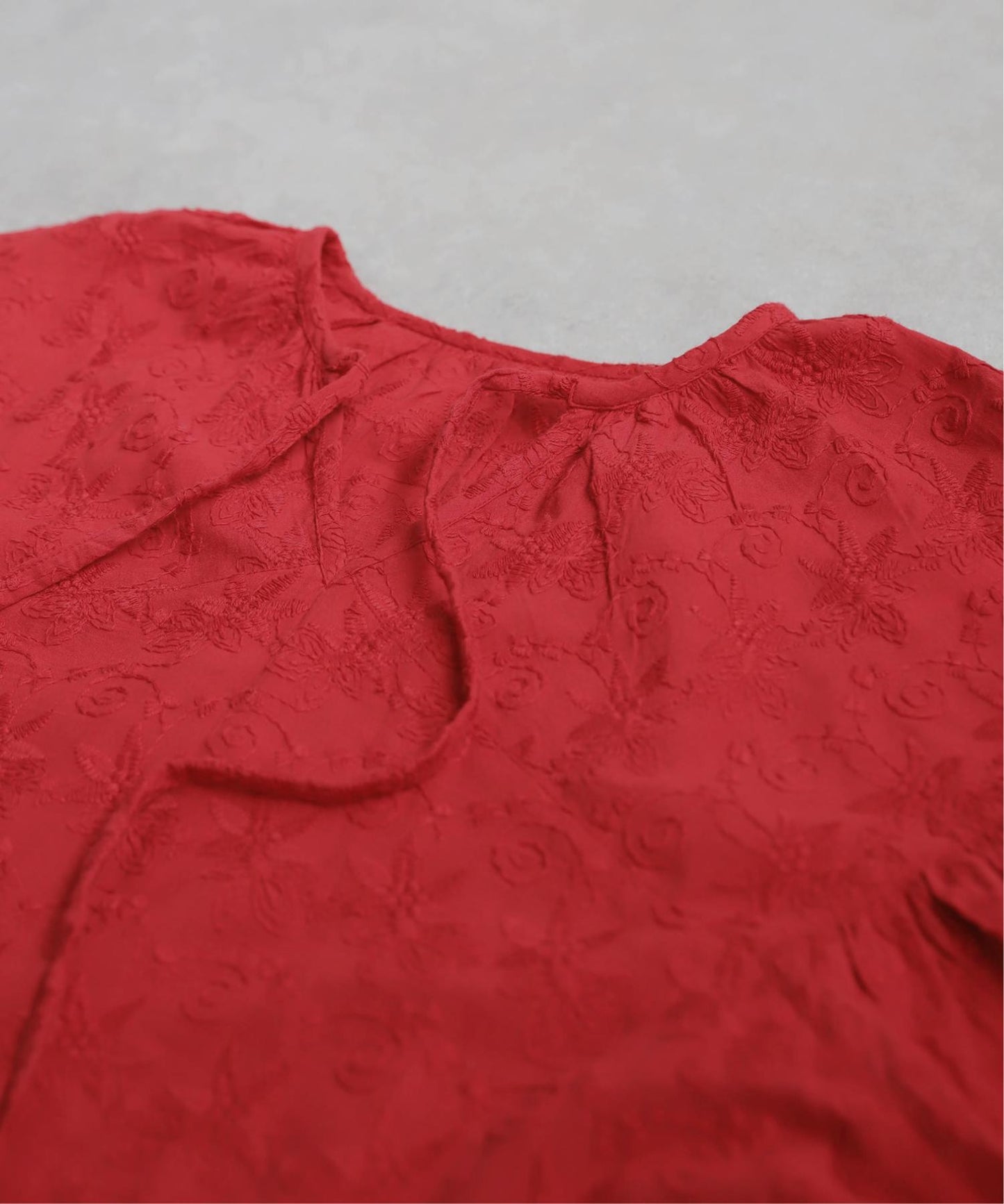 2-Way Embroidery Dress Ladies