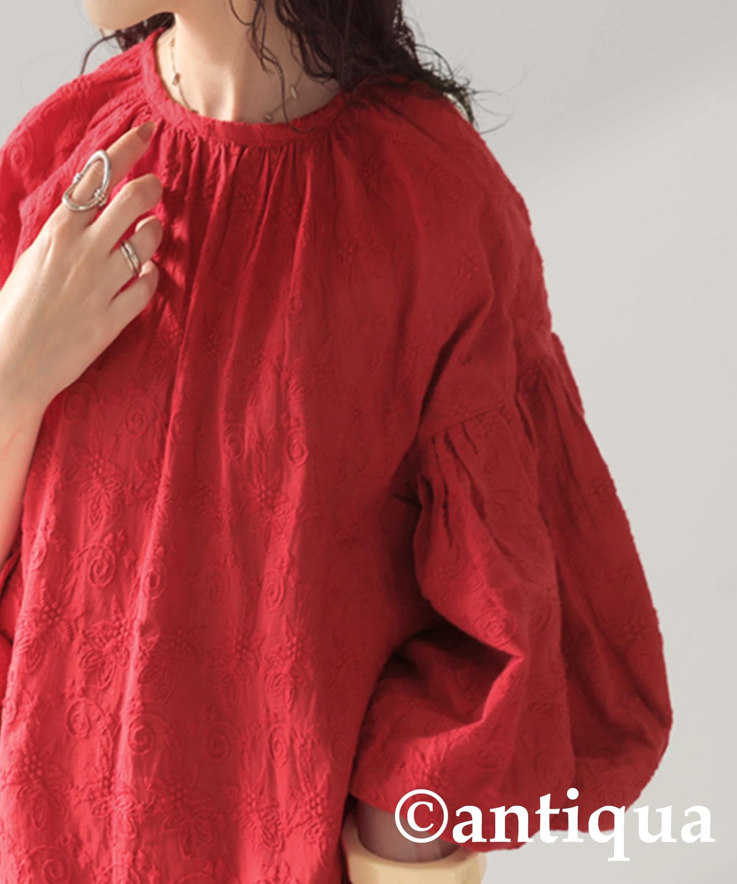 2-Way Embroidery Dress Ladies