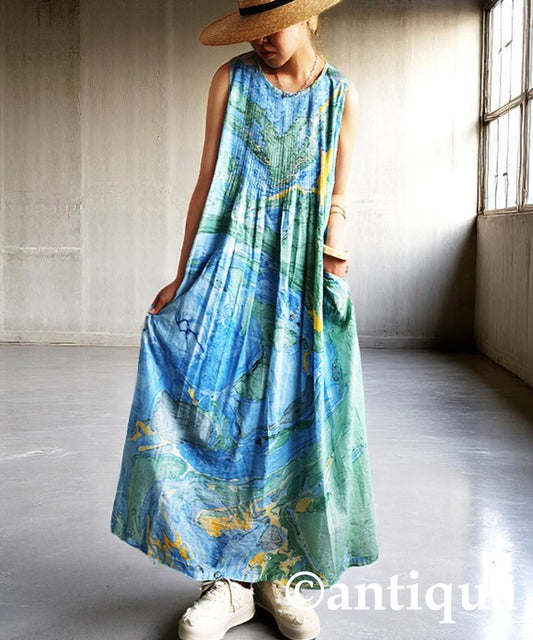 Ladies Indian Cotton Dyed Dress