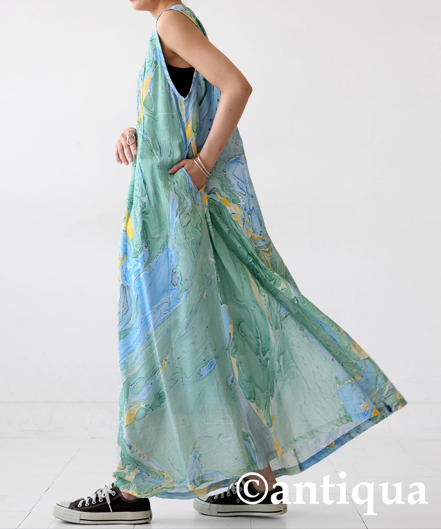 Ladies Indian Cotton Dyed Dress