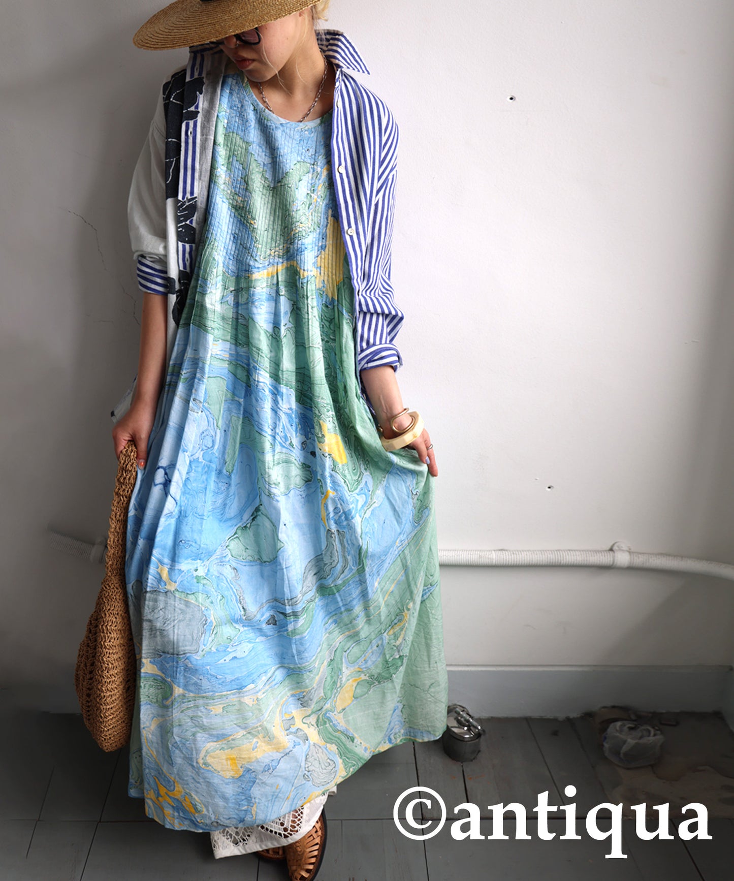 Ladies Indian Cotton Dyed Dress