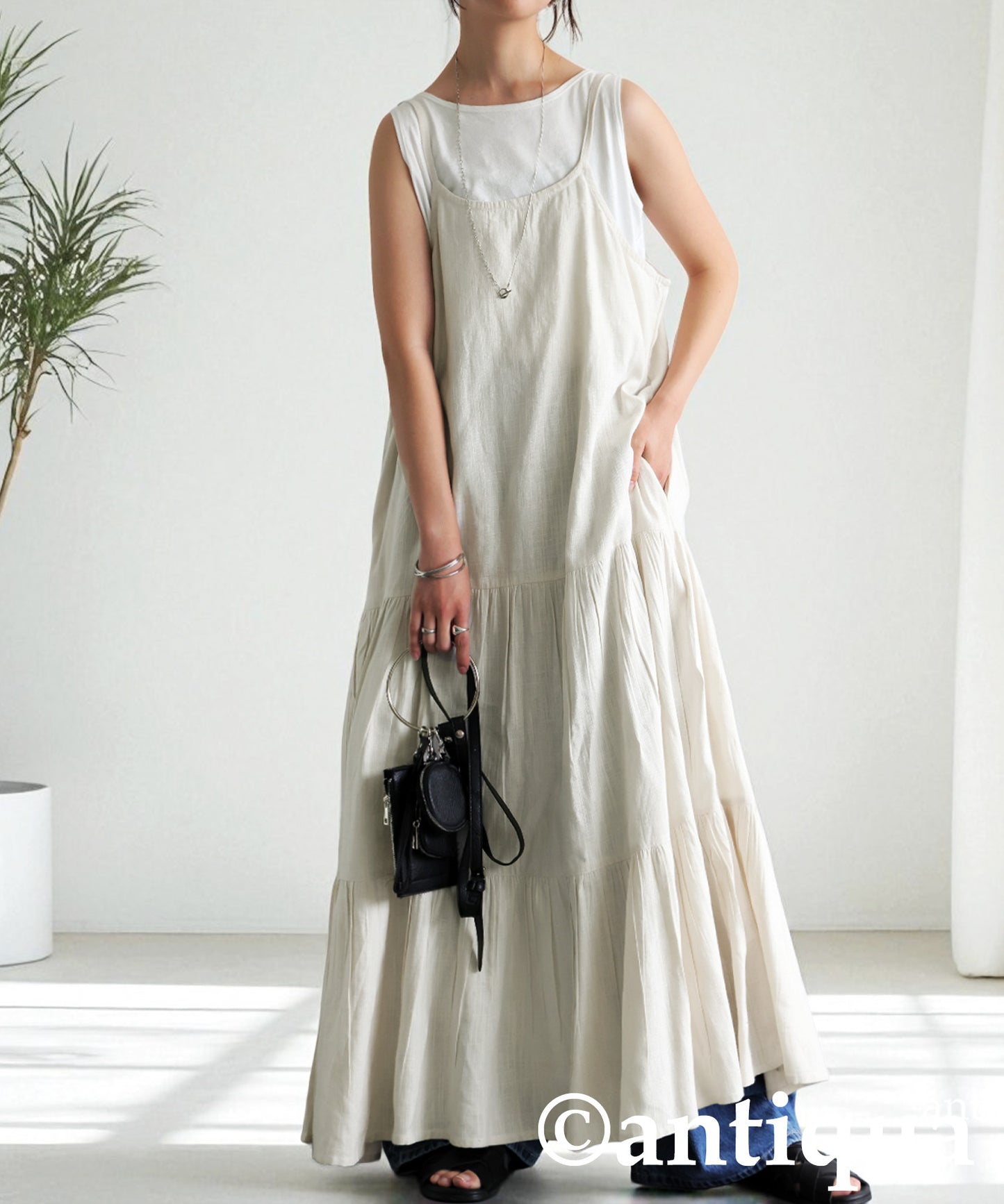 Ladies Layered Cami Dress