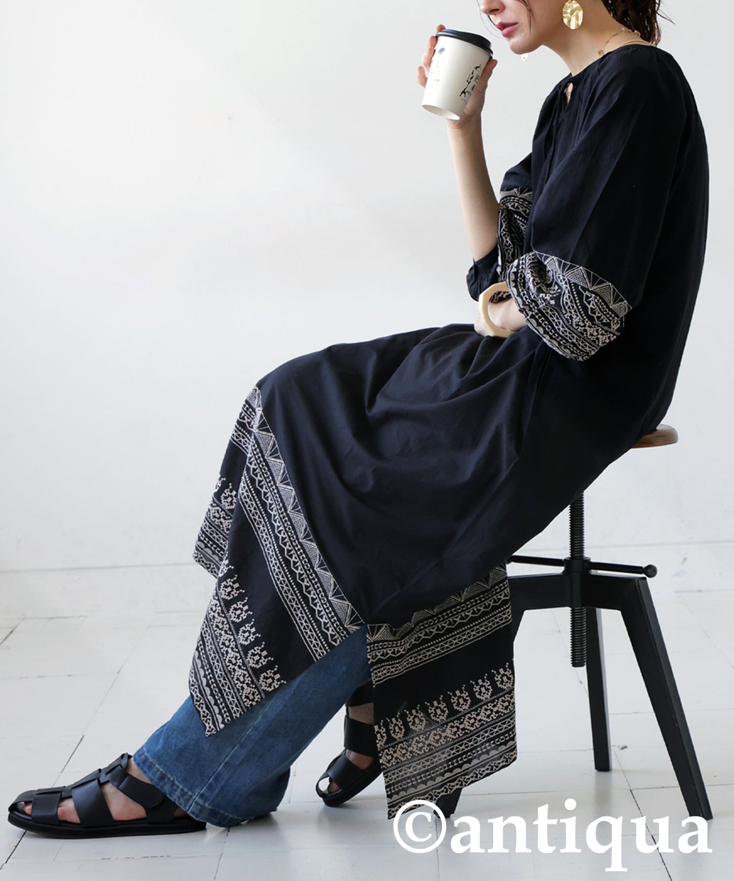 Ladies Embroidered Dress