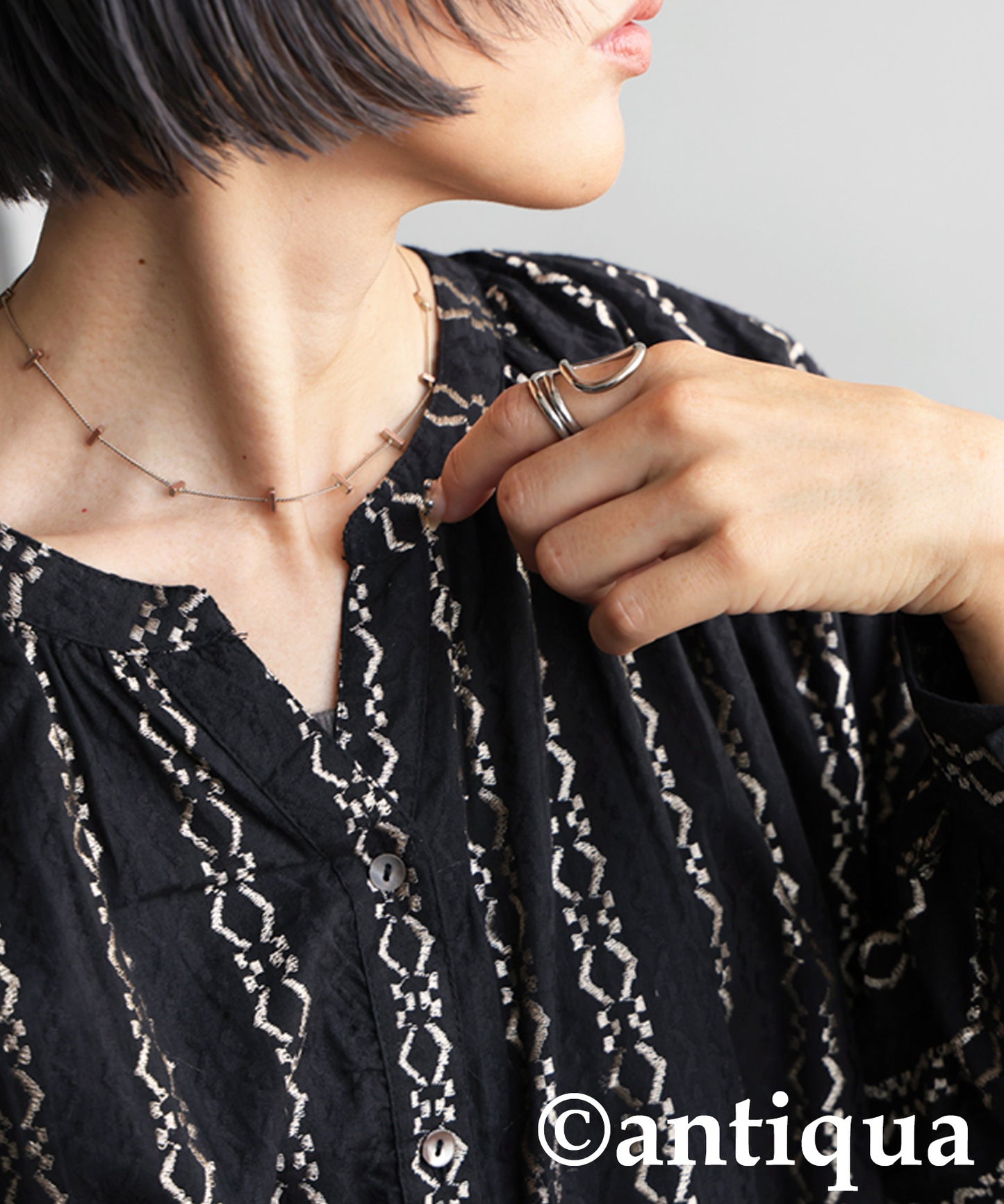 Jacquard Embroidered Dress Ladies