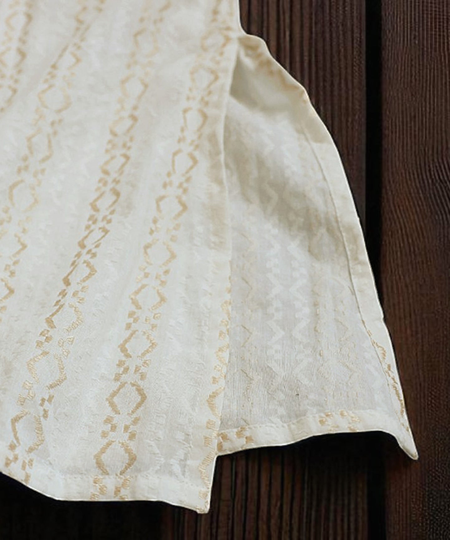 Jacquard Embroidered Dress Ladies