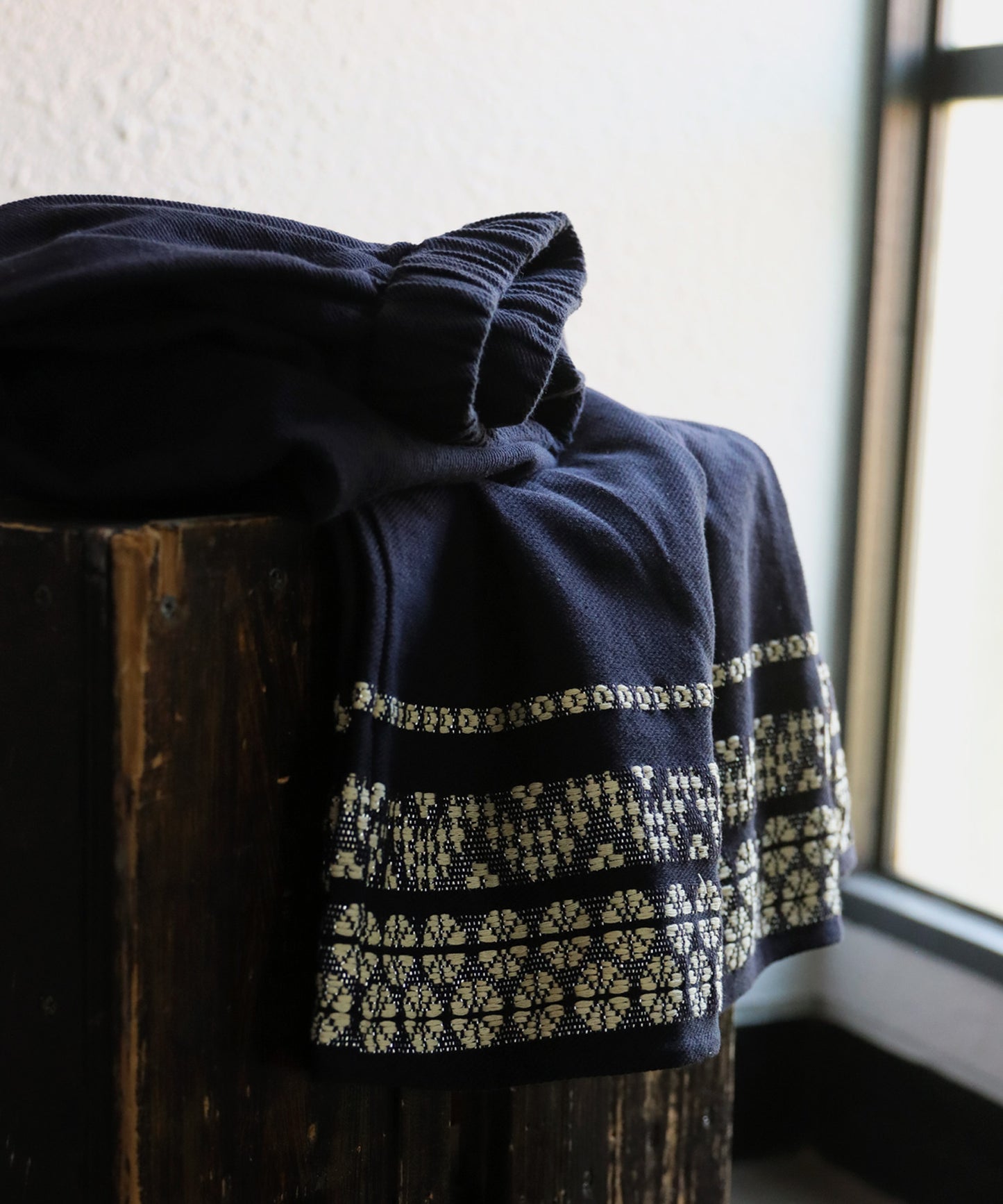 Floral Embroidered Wide-Leg Pants Ladies