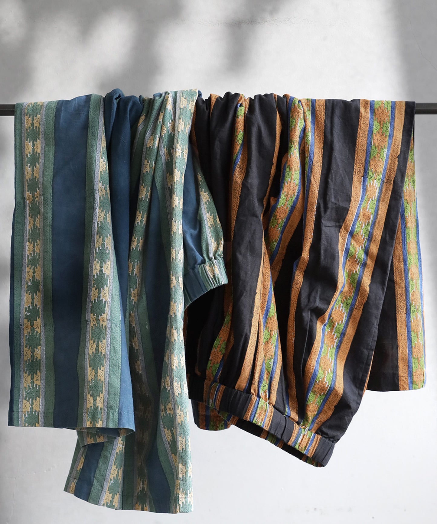 Block Print Wide Pants Ladies