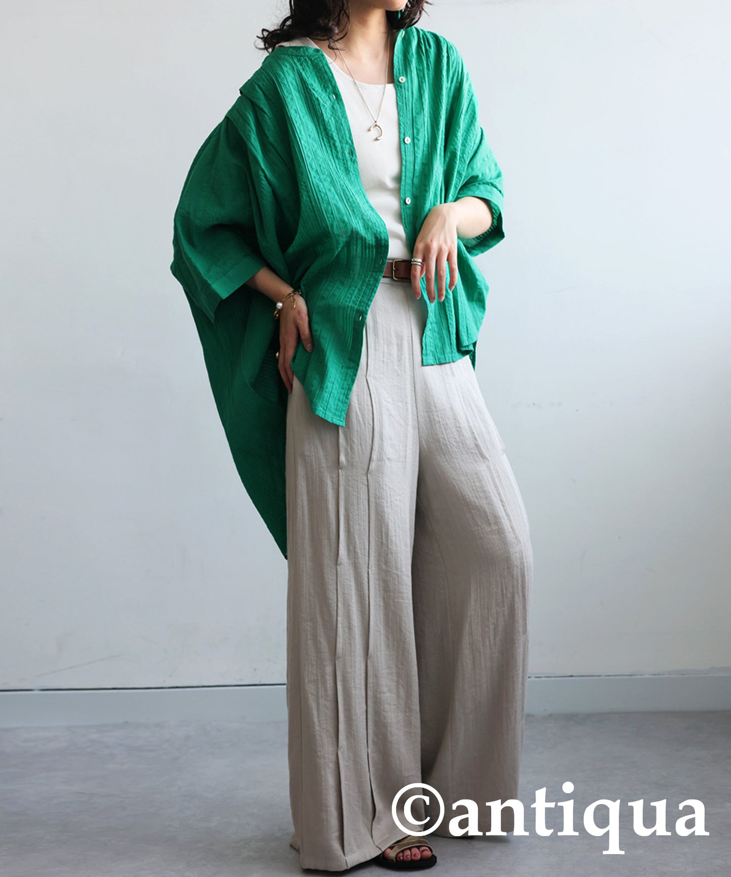 Ladies Indian Cotton Seersucker Shirt